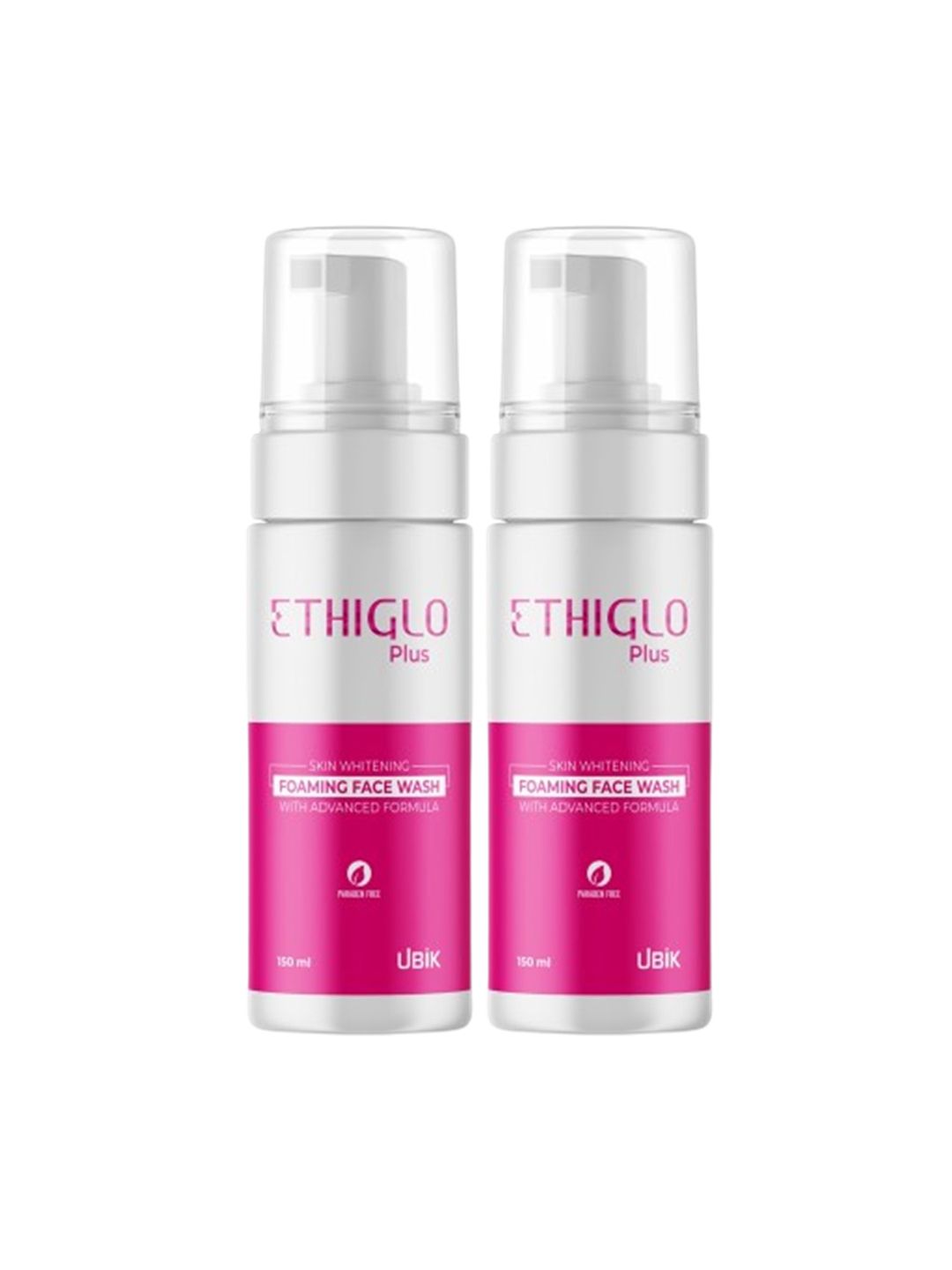 ETHIGLO Set Of 2 Plus Foaming Face Wash- 150 ml Each