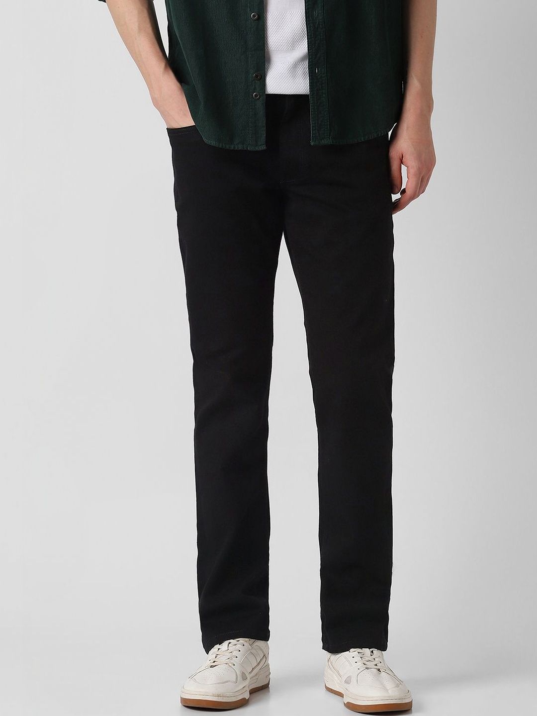 Peter England Casuals Men Regular Fit Mid-Rise Jeans