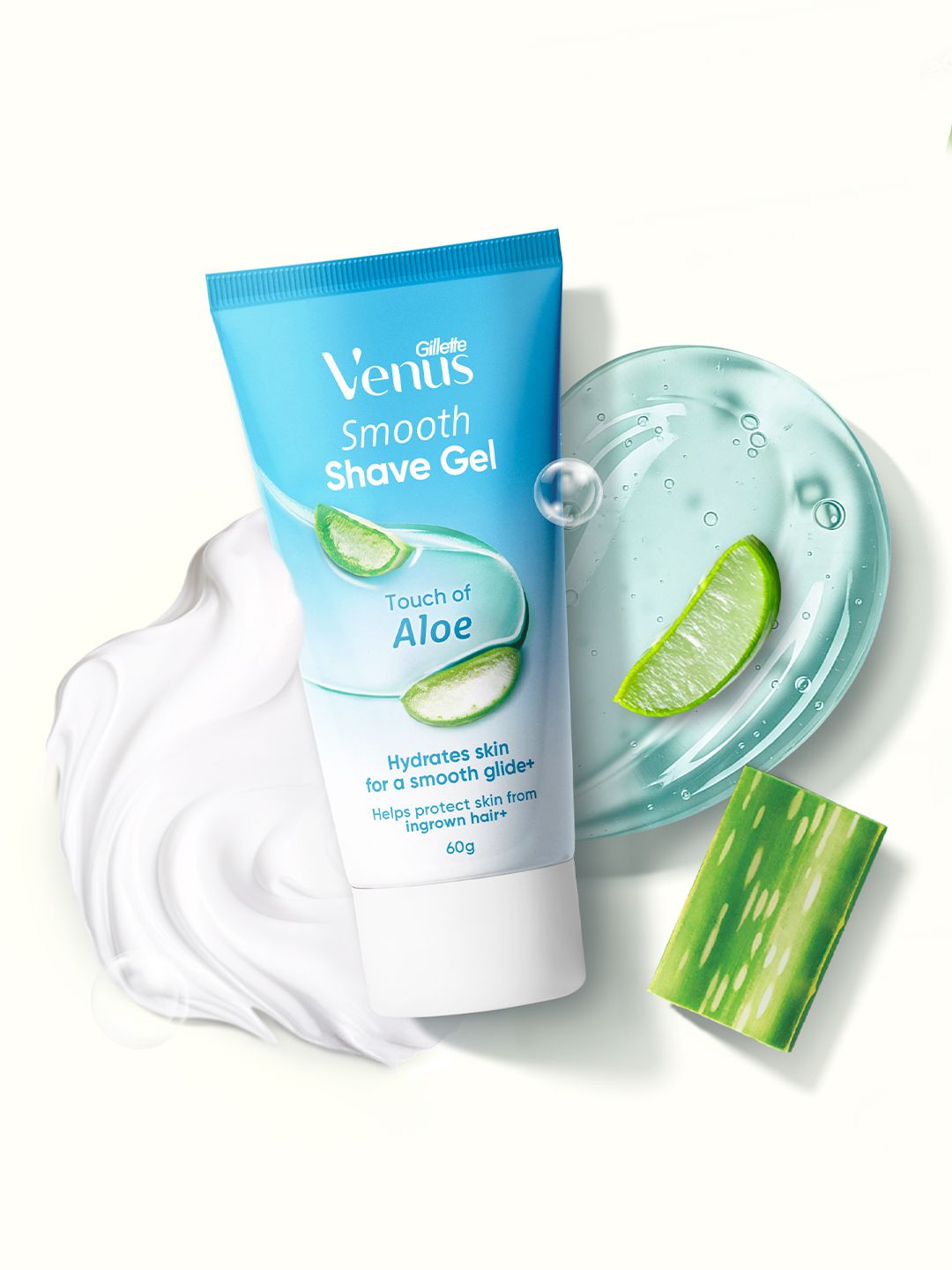 Gillette Venus Smooth Shave Gel with Aloe Vera - 60 g