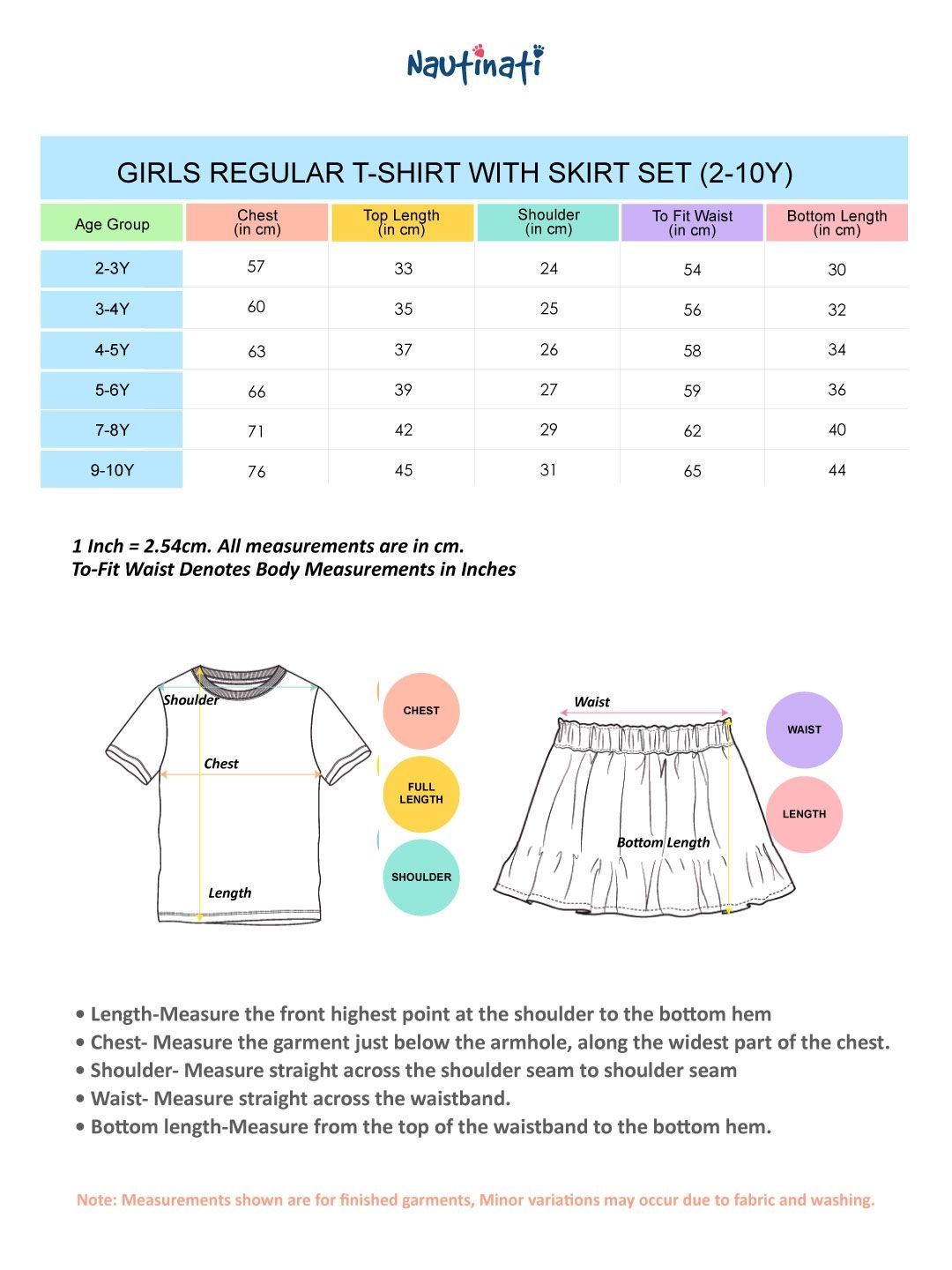 Girls Printed T-shirt with Skirt 5
