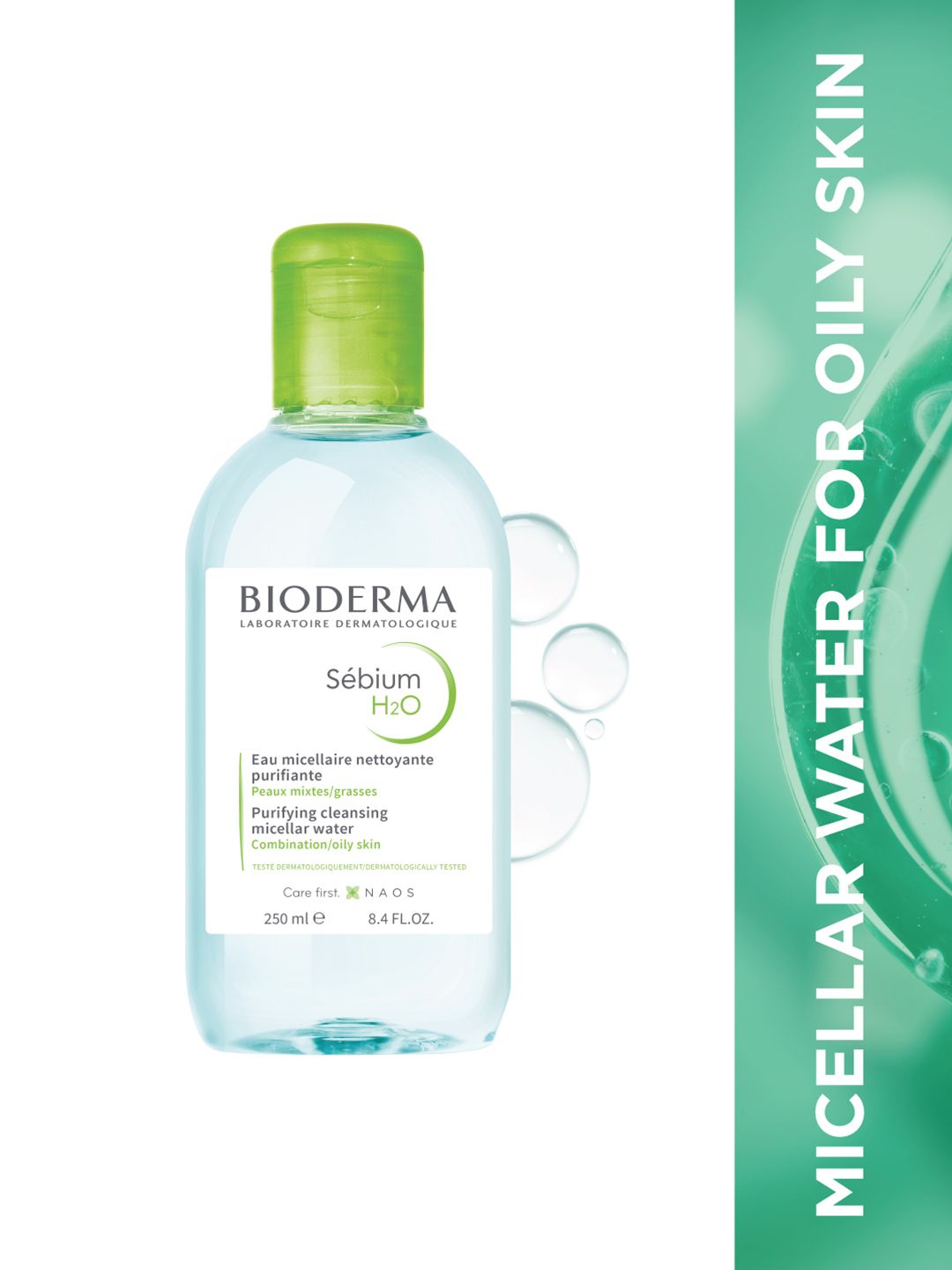 Buy BIODERMA  Sebium H2O Purifying Micellar Cleansing Water Makeup Remover 250ml -  - Personal Care for Unisex