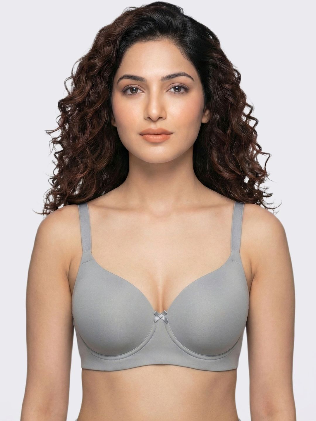 Invisi-Fit Polyamide Level-3 Padding 3/4th Coverage Push-Up Bonded Bra