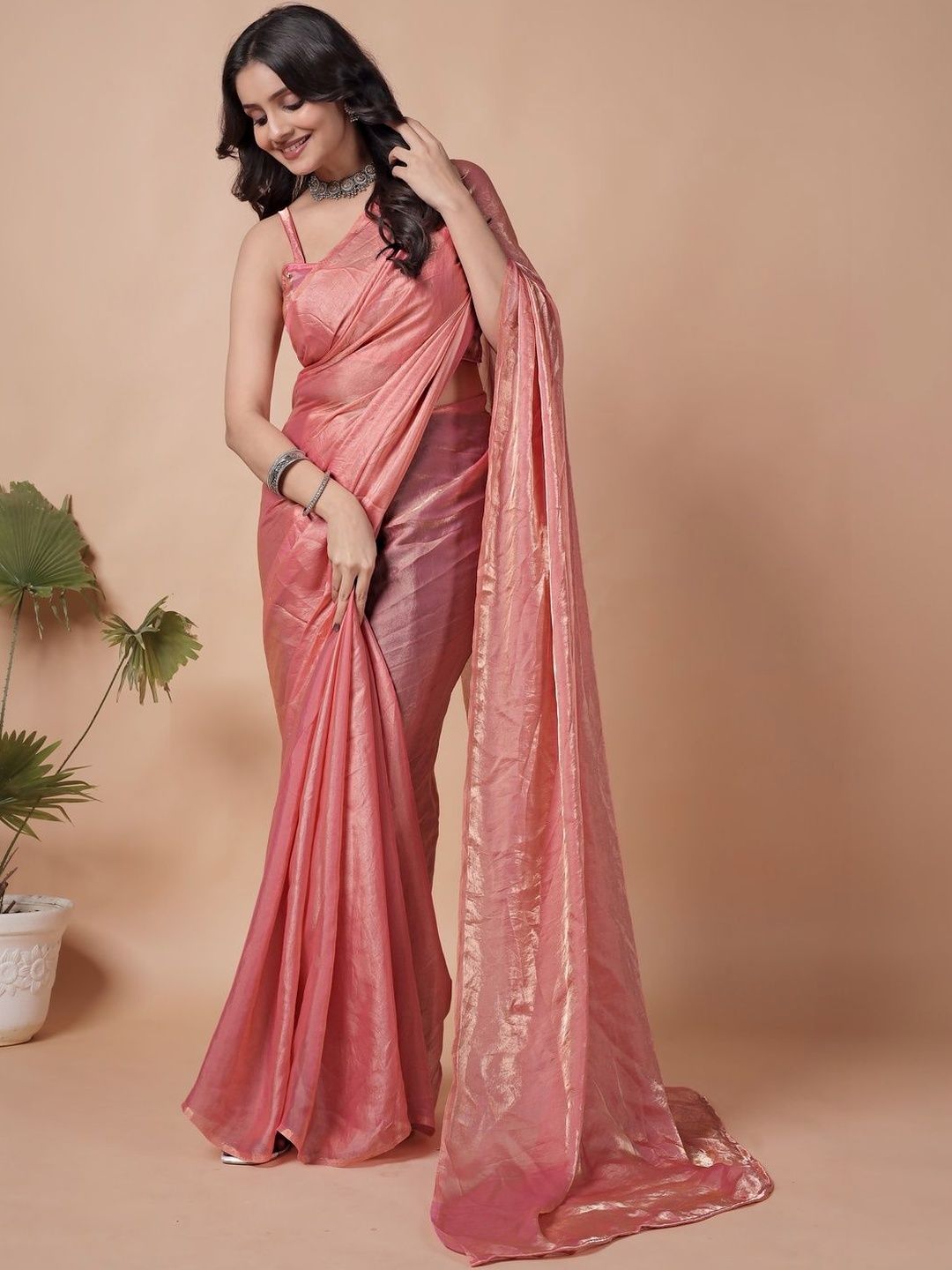 PEEYU Pure Chiffon Saree