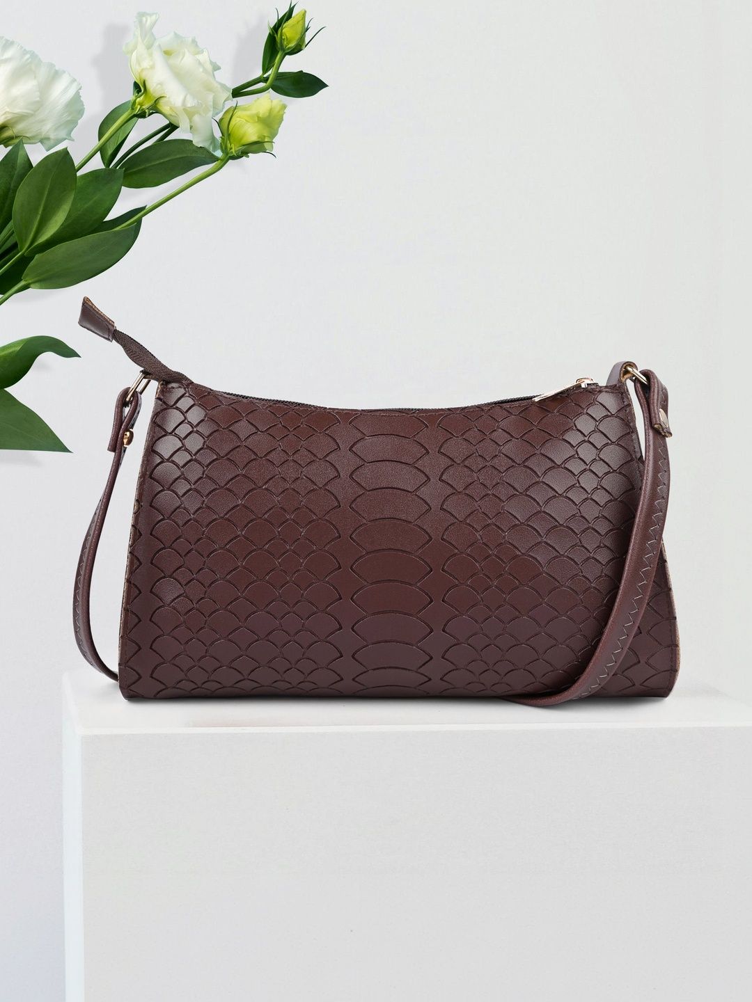 EARTHEA Faux Leather Shoulder Bag