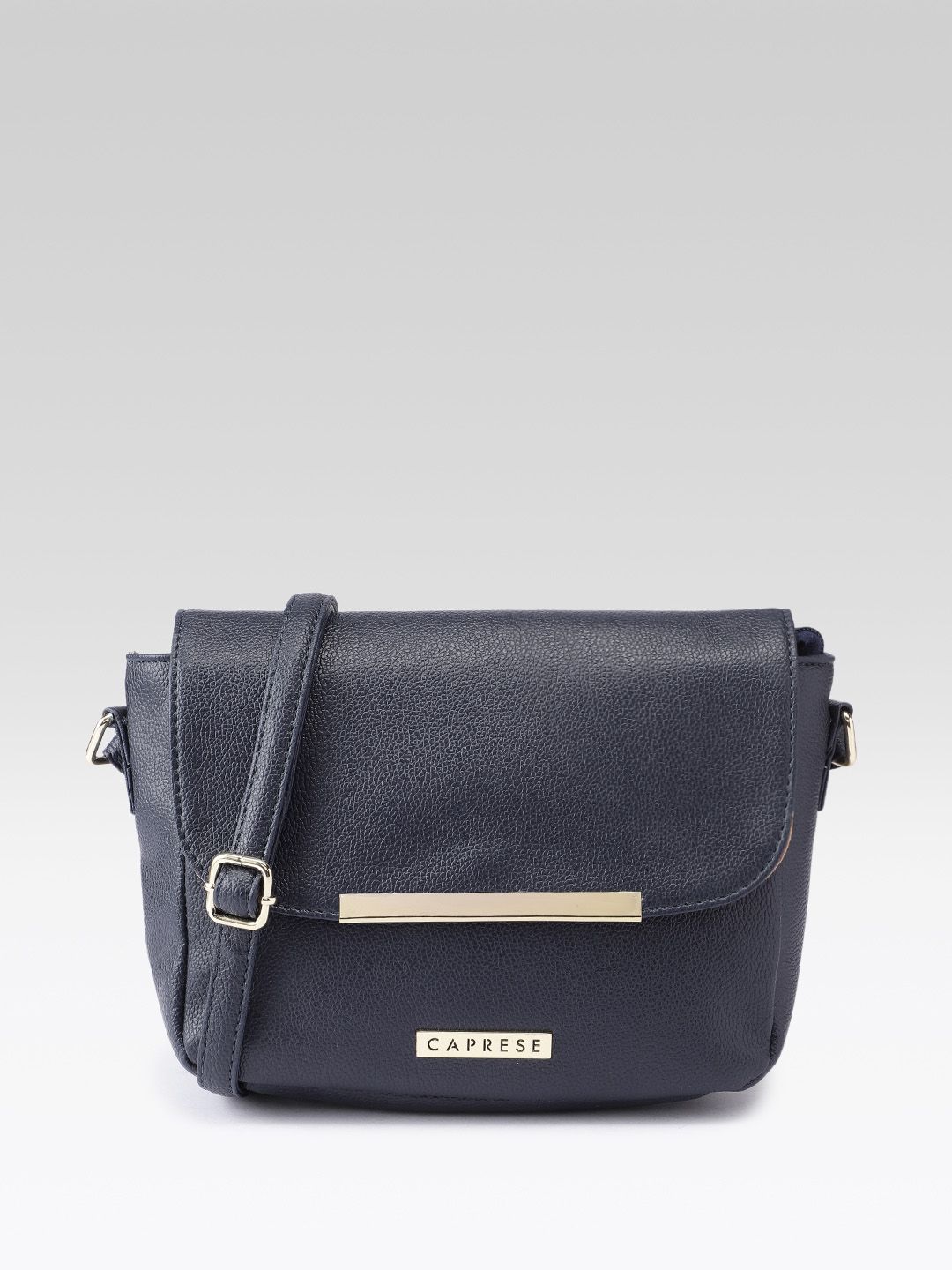 Caprese Kia Solid Structured Sling Bag
