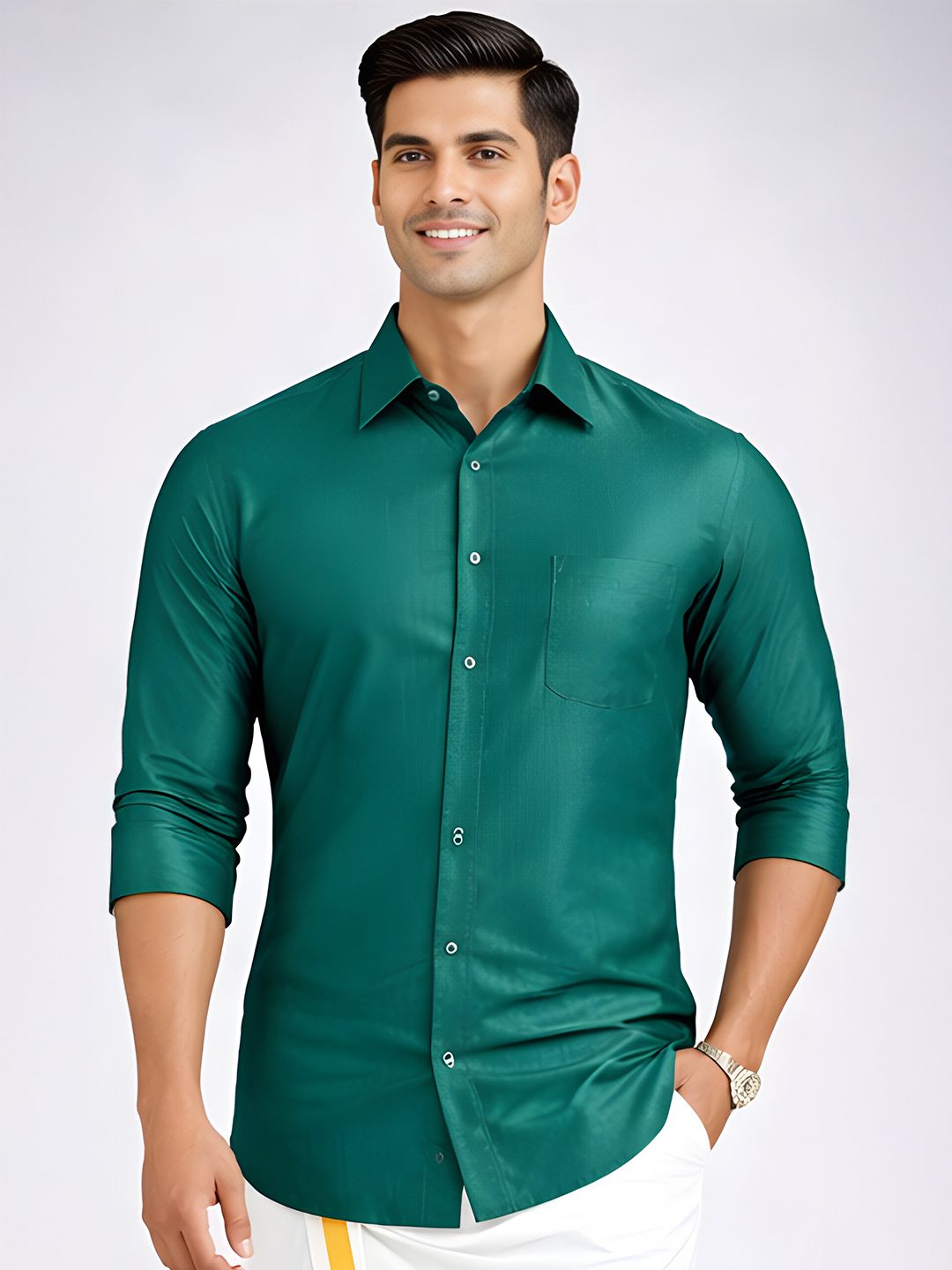 TATTVA Spread Collar Casual Shirt
