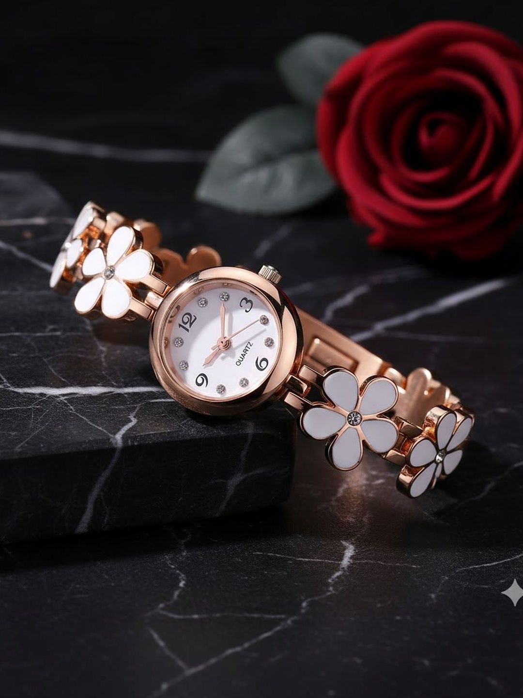 Moover Women Dial & Straps Watch brslt-WHITE-0J6