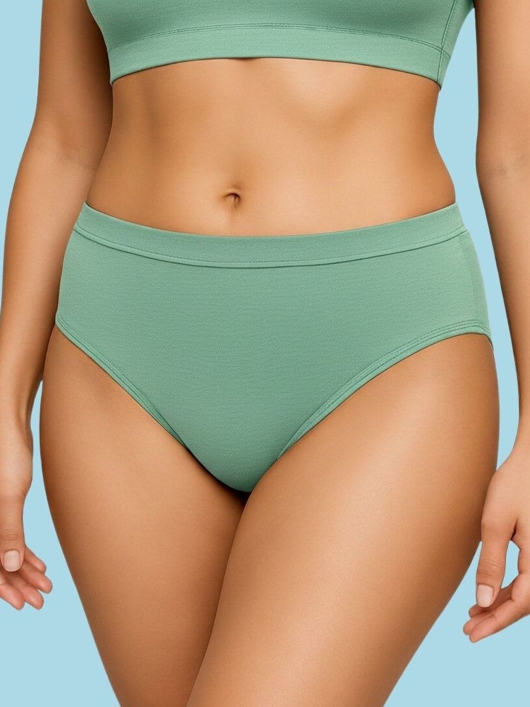 HERE&NOW Women Cotton Hipster Briefs