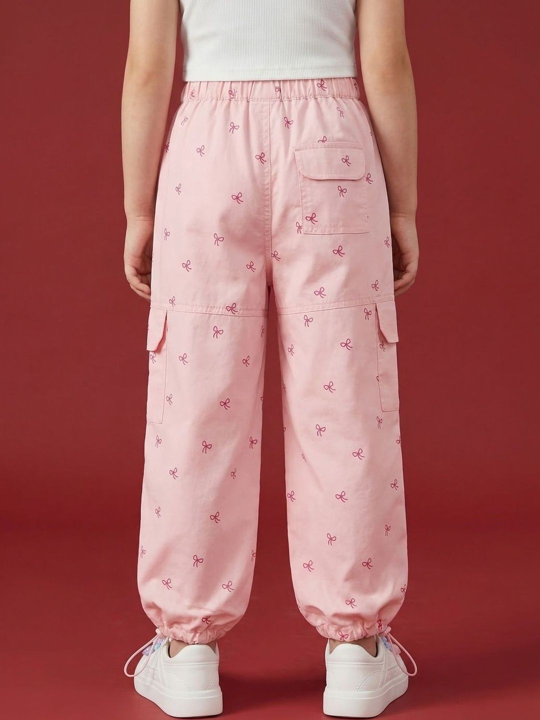 Girls Printed Baggy Trousers 5