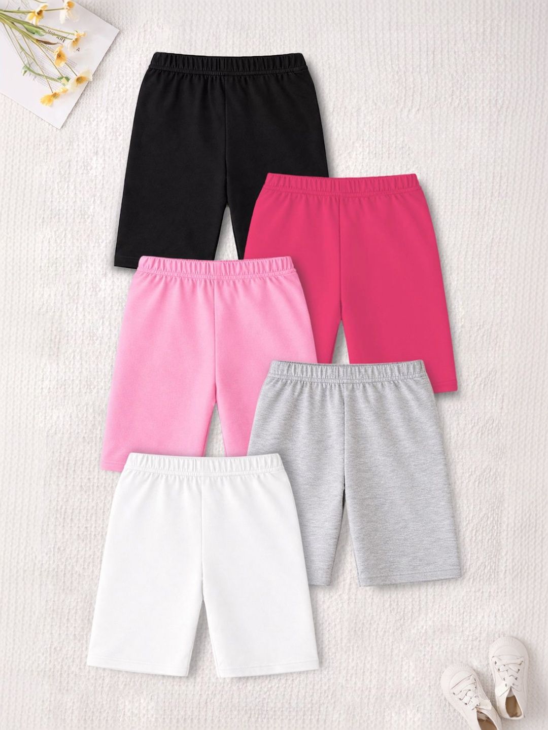 YK X Trampoline Girls Slim Fit Cycling Sports Shorts