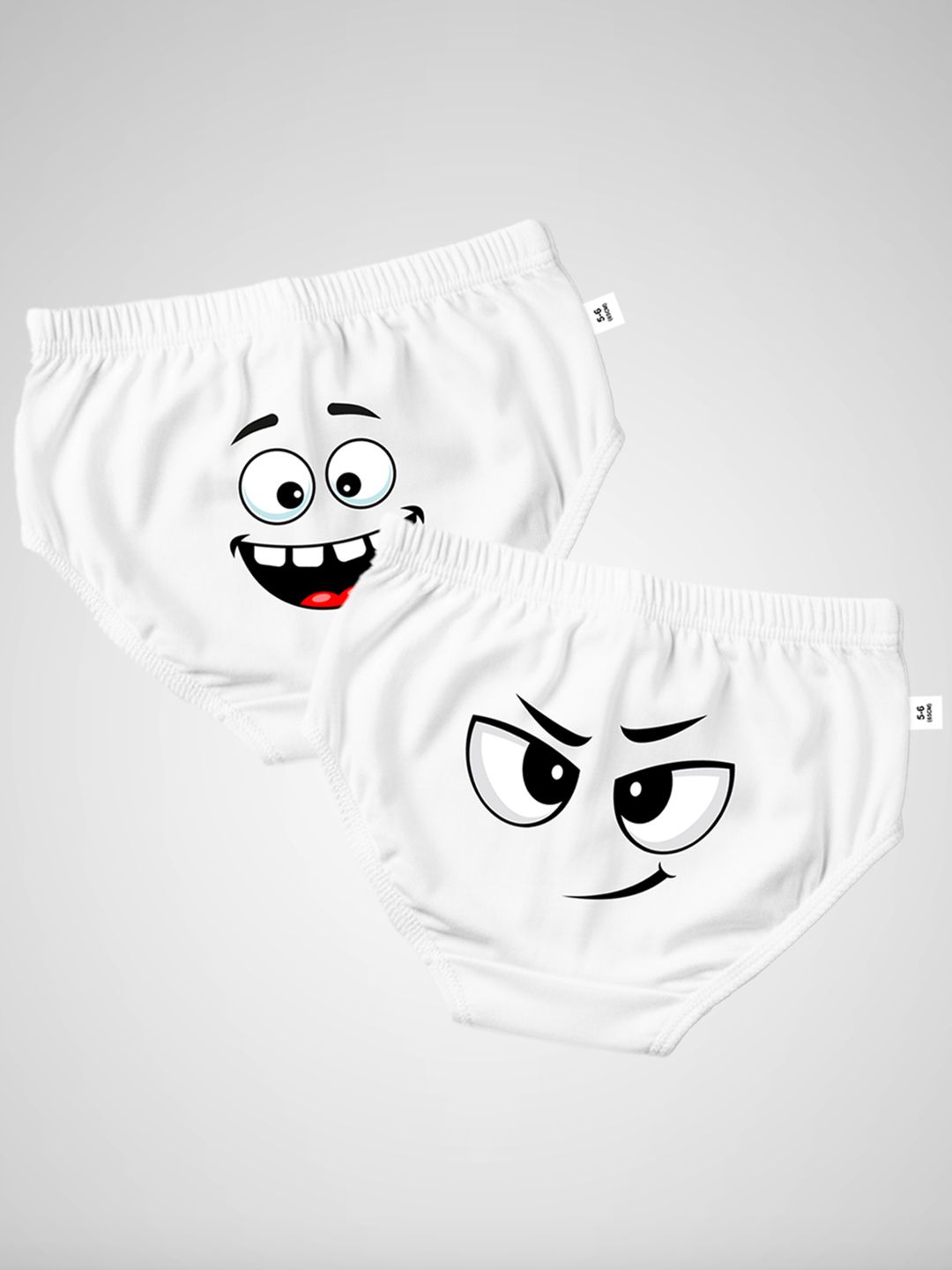 DOODLEBERRY Boys Pack of 2 Printed Cotton Core