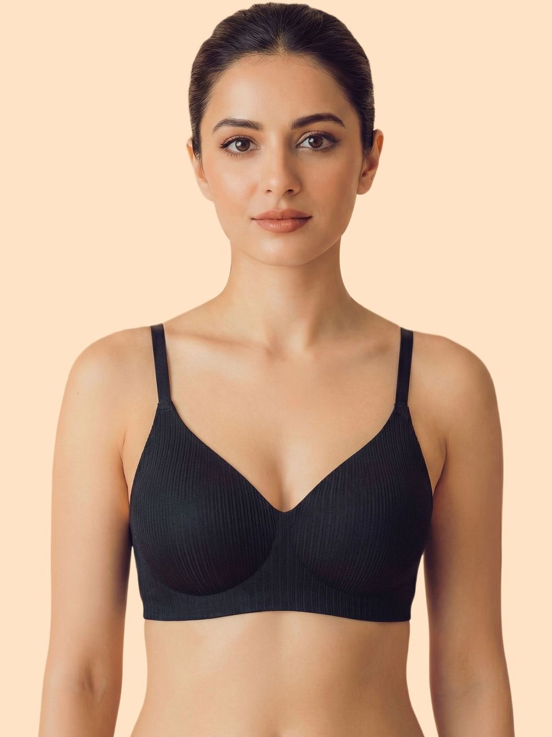 Buy Tweens Textured Polyamide Lightly Padded Non Wired Bonded Bra -  - Apparel for Women