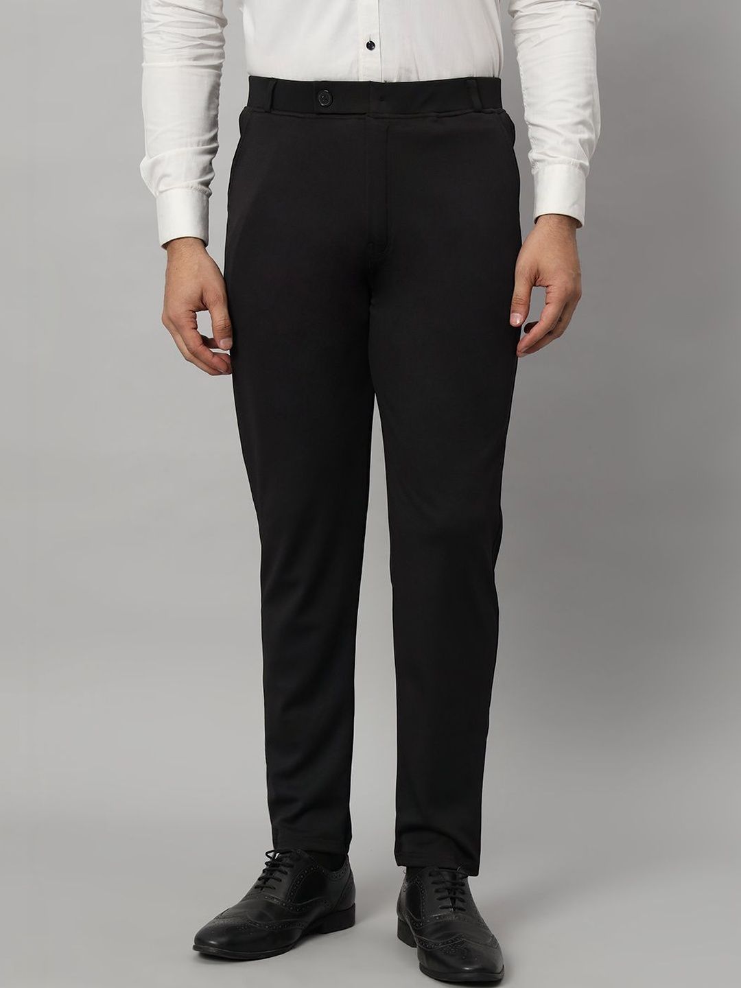 Veltick Men Easy Wash Trousers