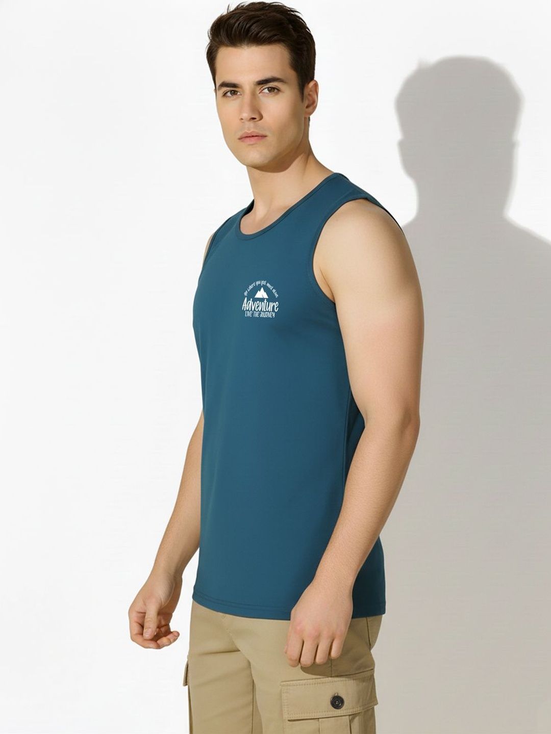 WOOSTRO Printed Assorted Cotton Gym Vest