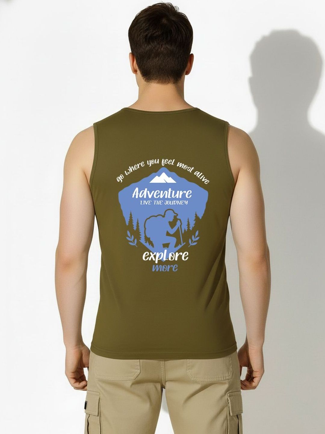 WOOSTRO Printed Assorted Cotton Gym Vest