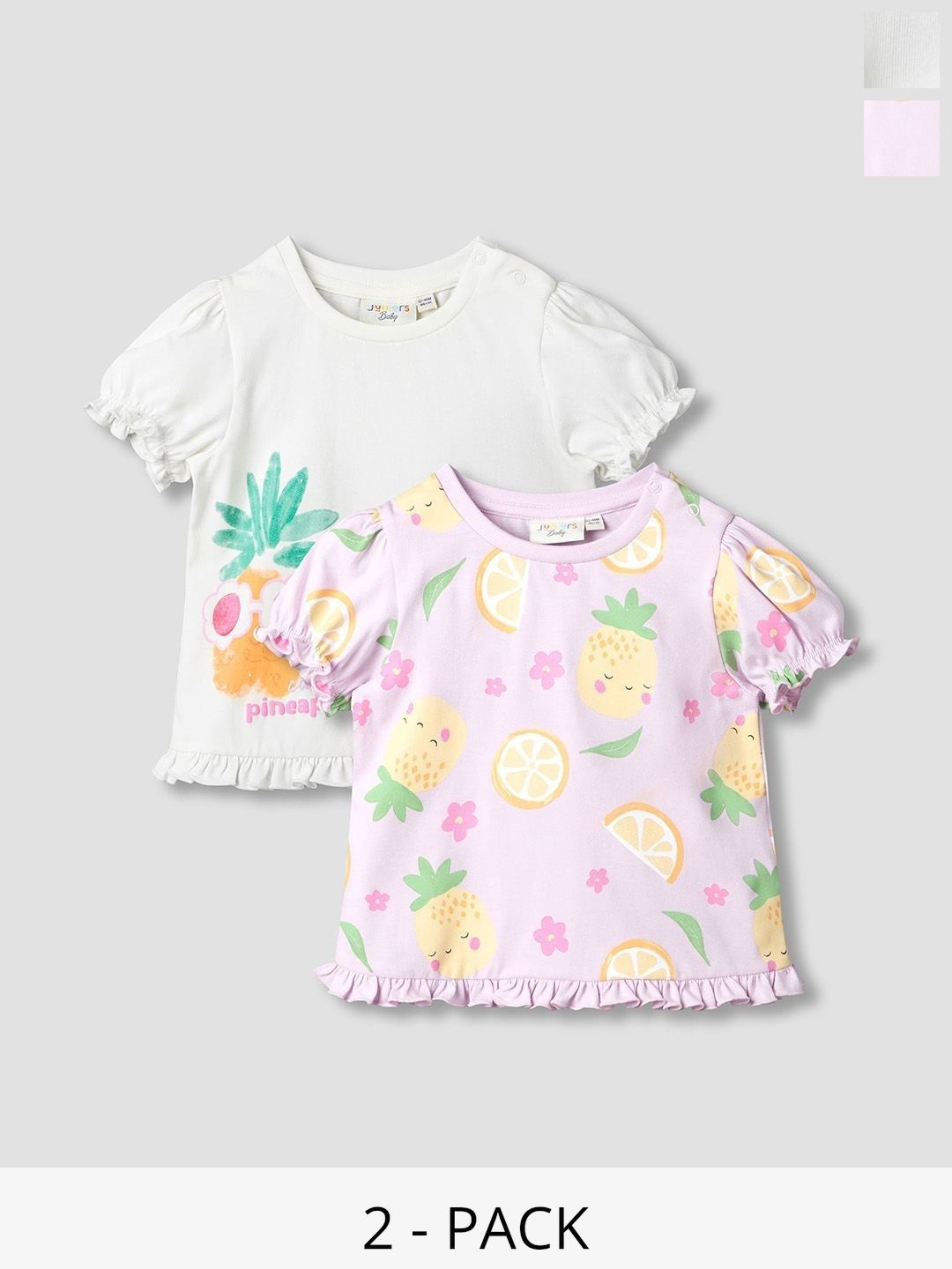 Juniors Printed - Set Of 2 Tshirts