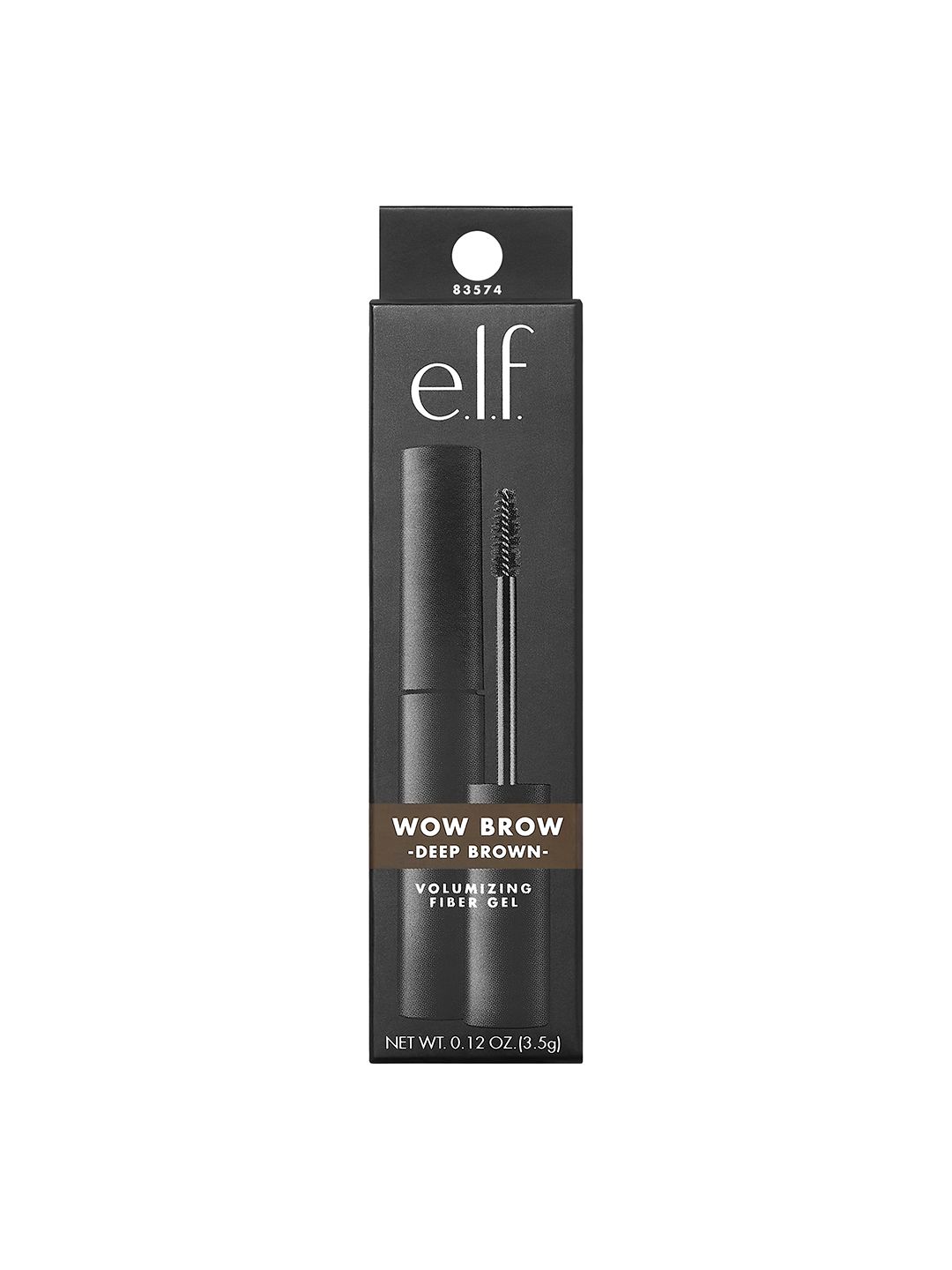 e.l.f. Cosmetics Wow Brow Tinted  Gel - Deep Brown -3.5gm