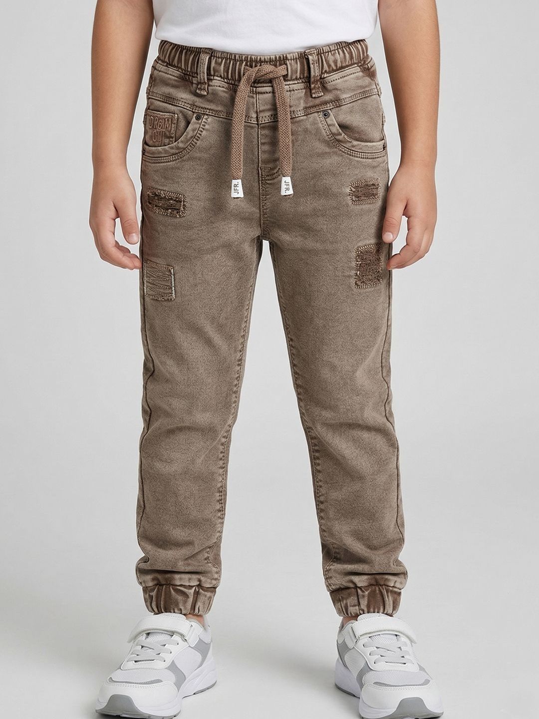 JFR Boys Jogger Mid-Rise Low Distress Jeans
