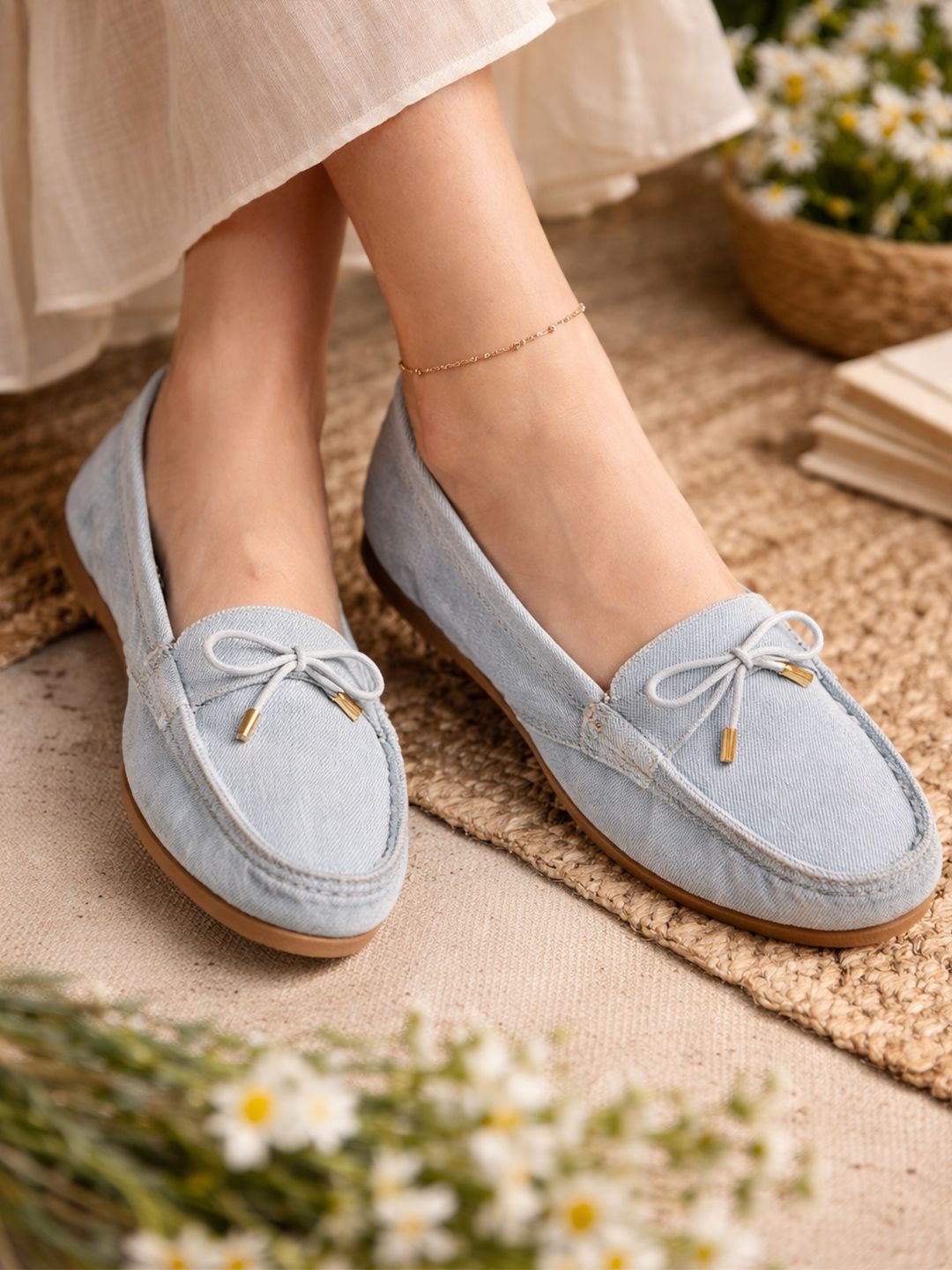 SCENTRA Spain Women Textured Loafers