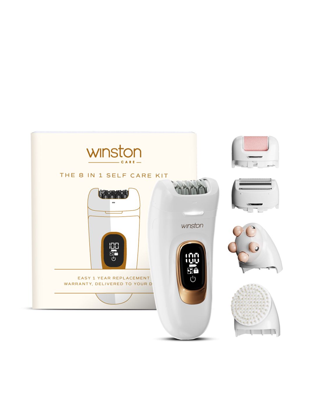 WINSTON Ultimate 8-In-1 Rechargeable Self-Care Grooming Kit