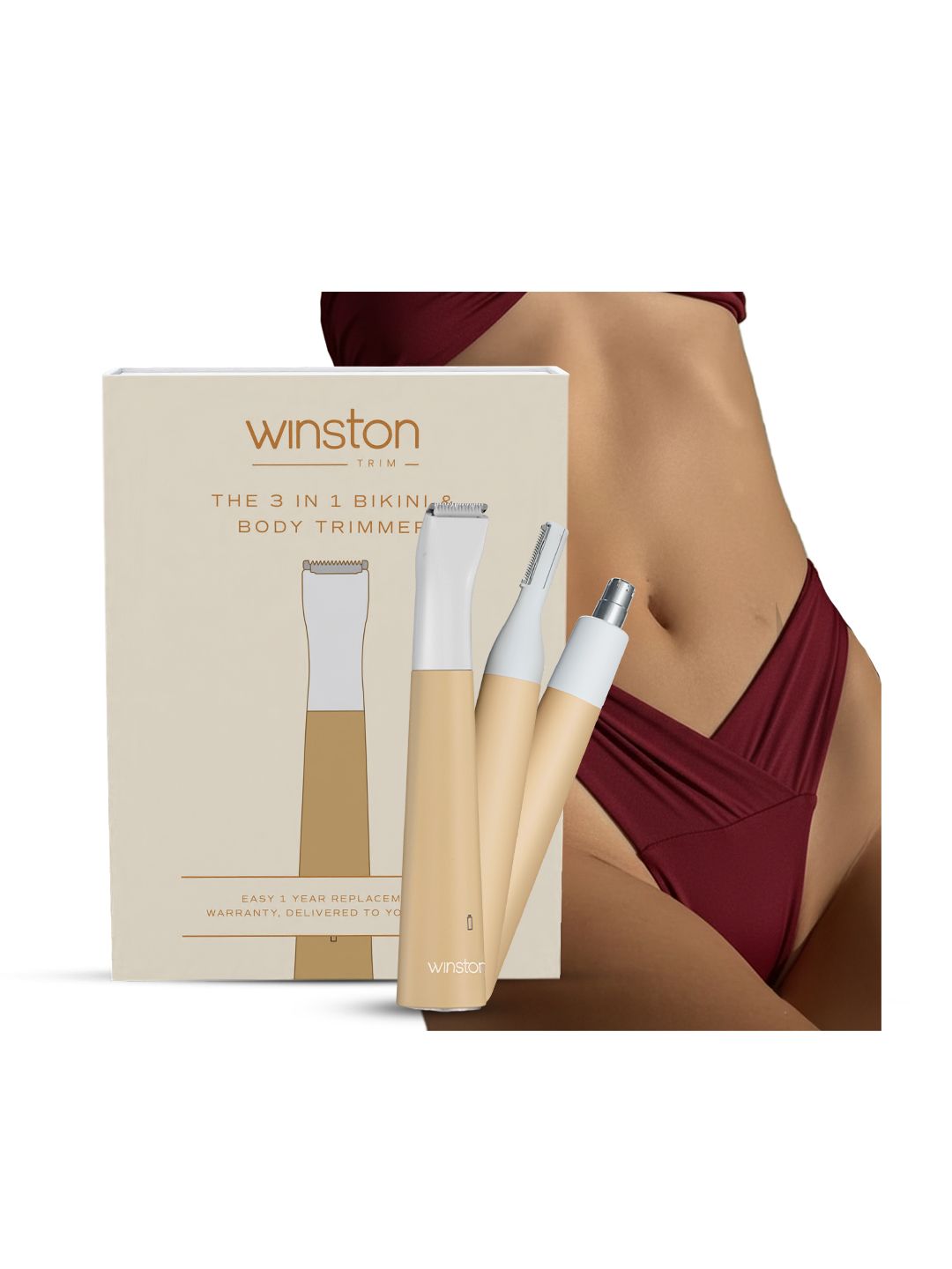 Buy WINSTON Rechargeable Electric 3 In 1 Full Body & Bikini Trimmer -  - Personal Care for Unisex