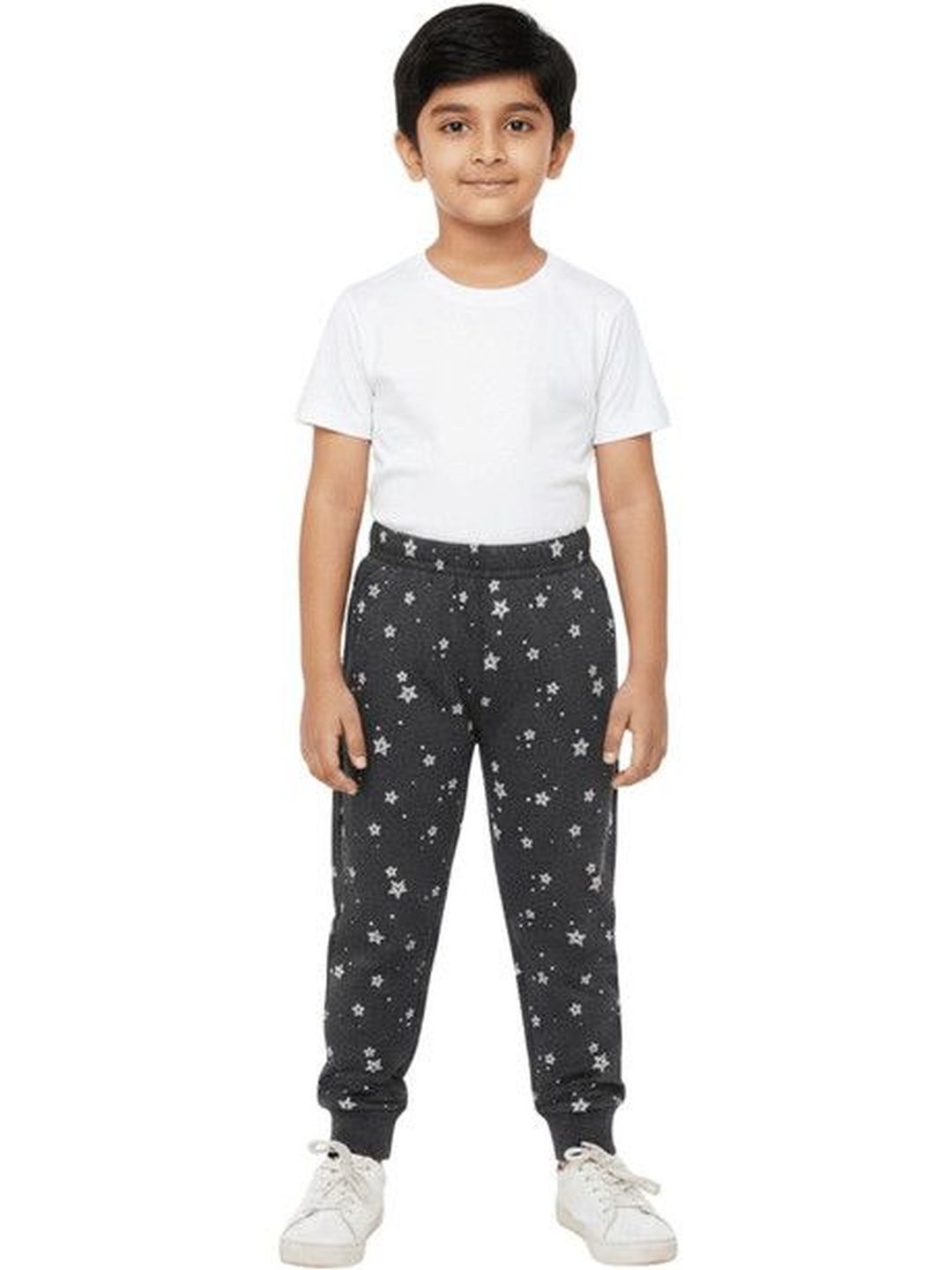 Pack of 5 Regular Fit Typography Joggers 6