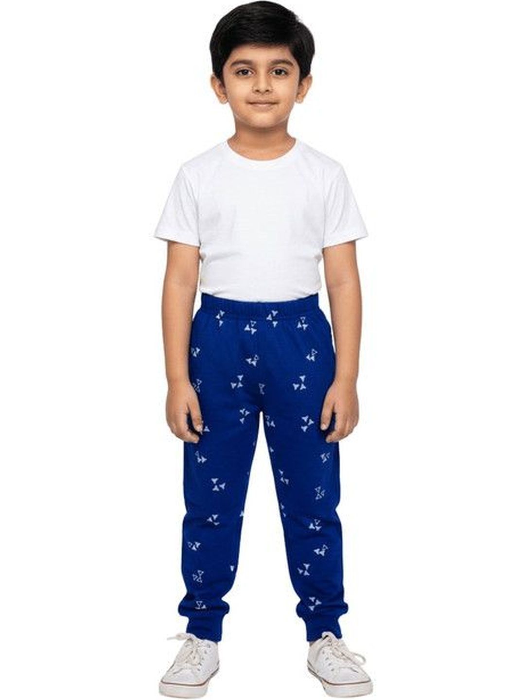 Pack of 5 Regular Fit Typography Joggers 3
