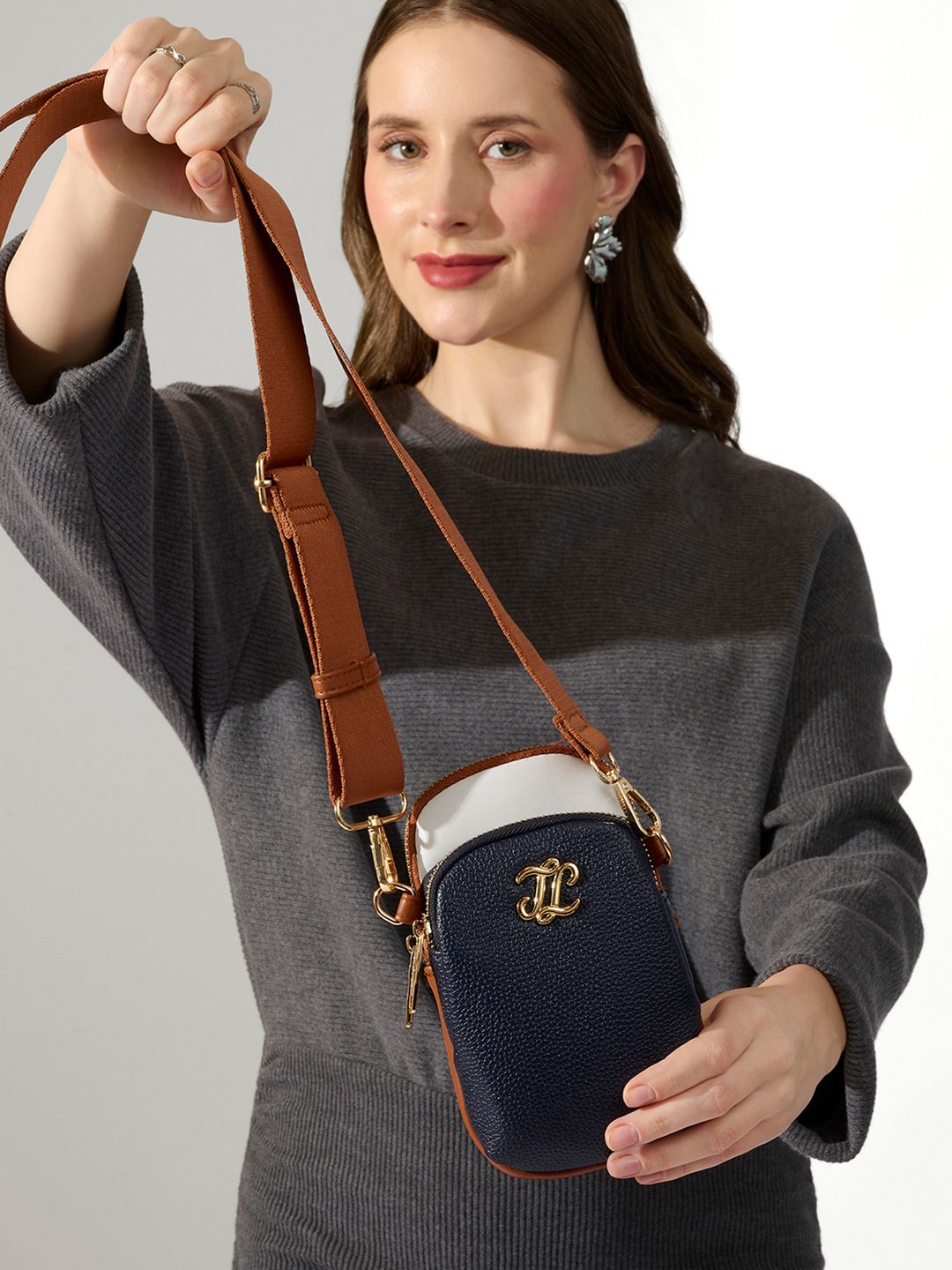 Buy LAVIE Signature Laredo Solid Synthetic Leather Structured Sling Bag -  - Accessories for Women