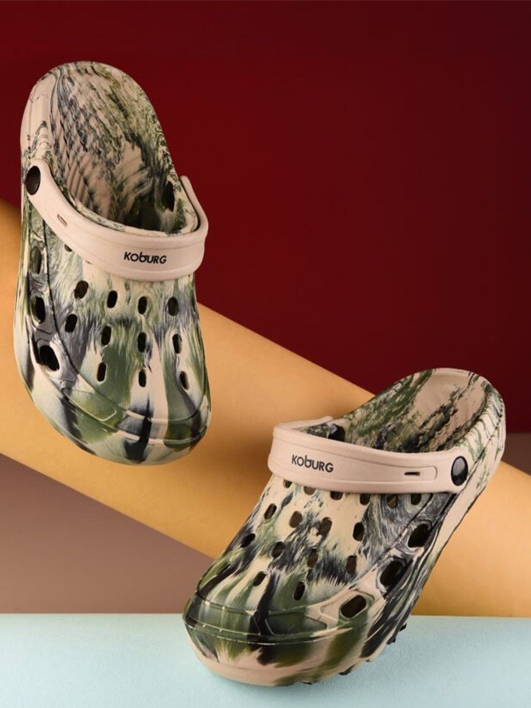 Koburg Unisex Kids Printed Clogs