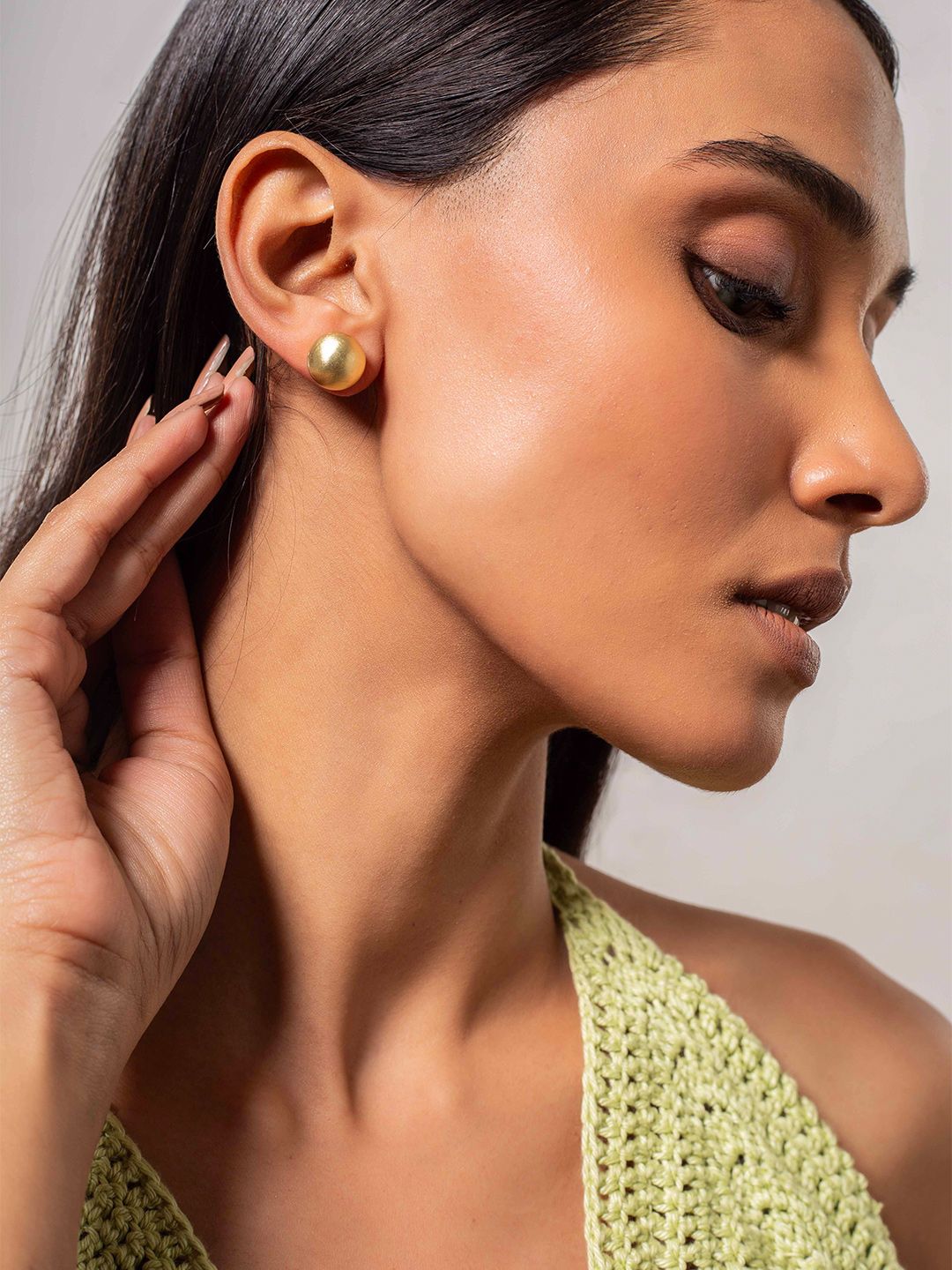 MINJI AND CO. Contemporary Studs Earrings
