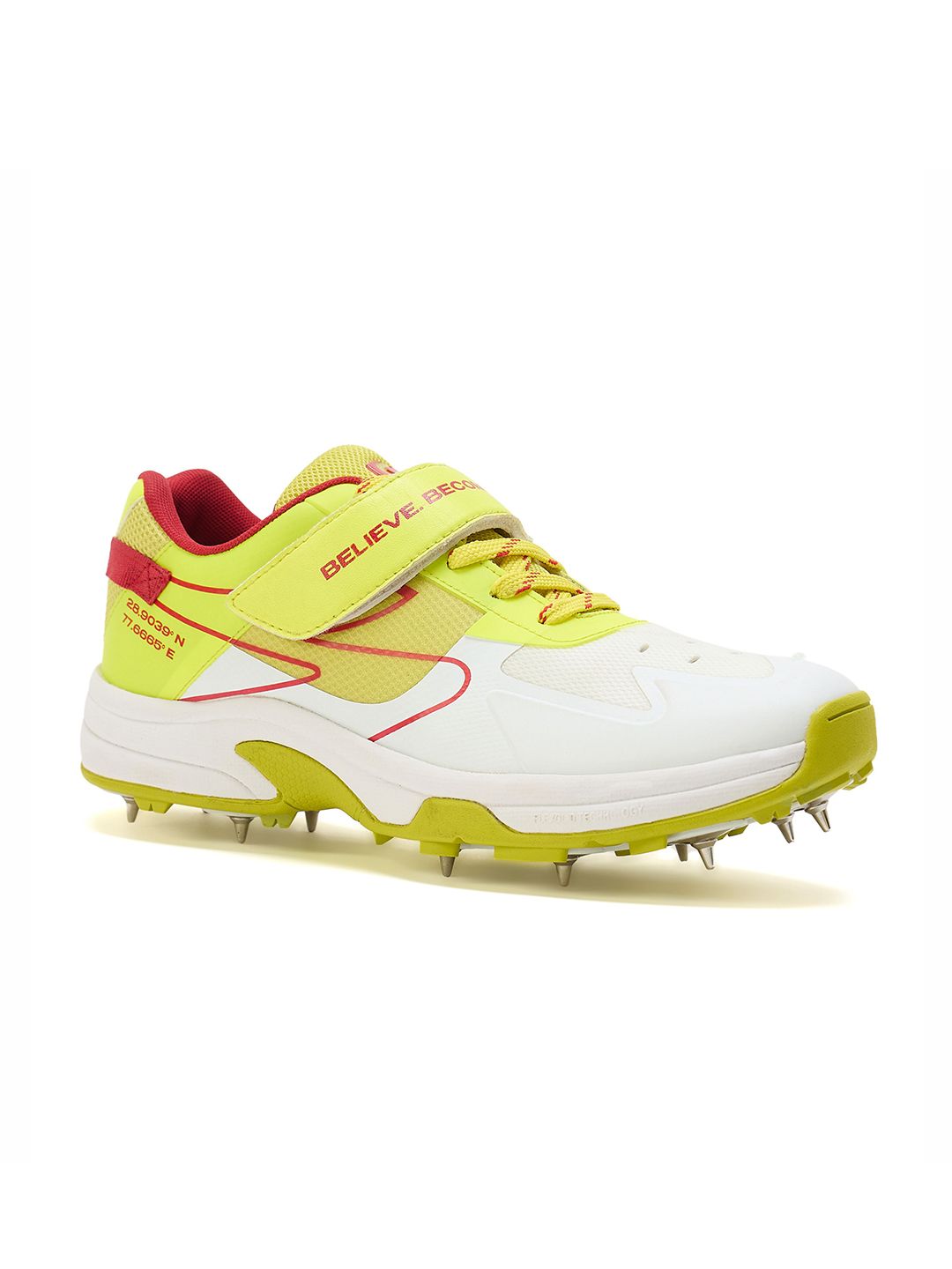 Buy SG Sierra ARC Spike Shoes White Yellow Red   Premium Grip EVA Comfort Mesh Upper -  - Footwear for Unisex