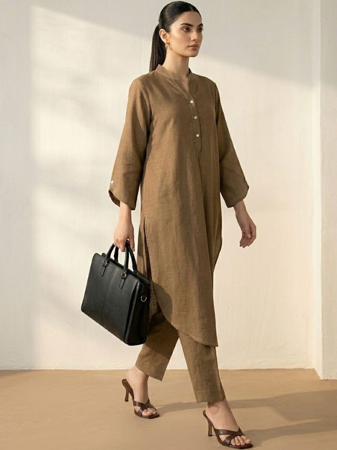 Varanga Women Regular Kurta with Trousers