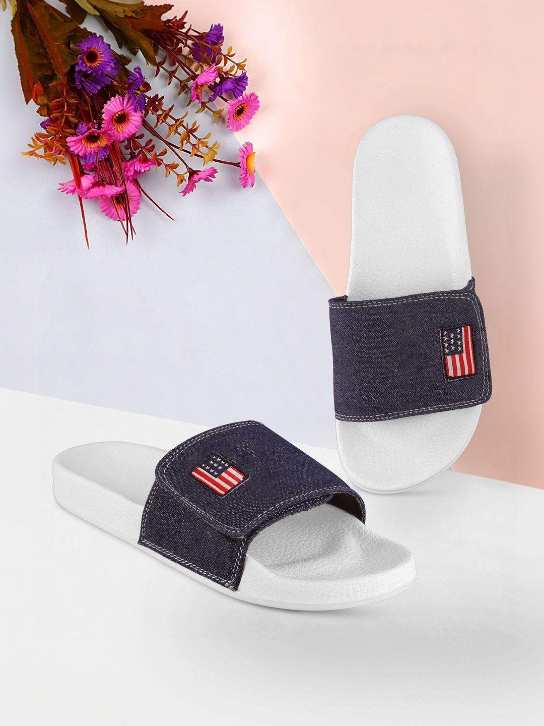 looksfootwear Women Printed Sliders
