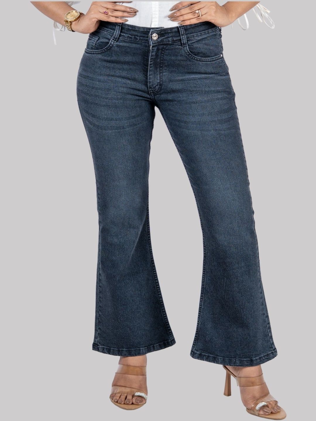 Moda Rapido Women Bootcut High-Rise Light Fade Jeans