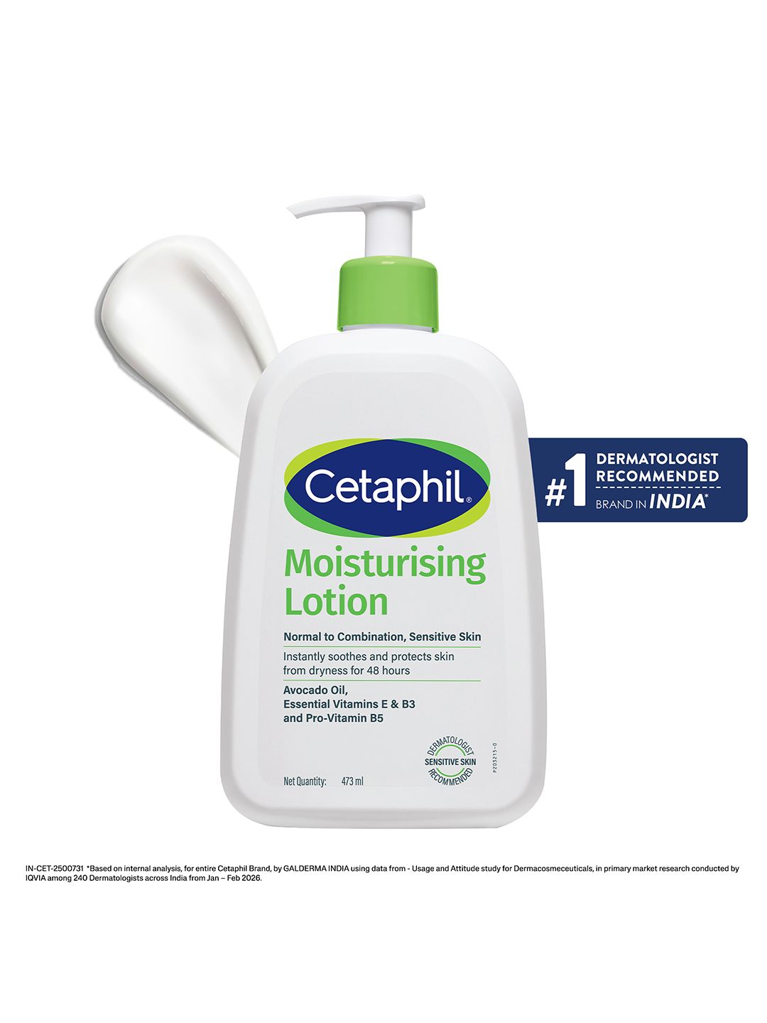 Buy Cetaphil Non Greasy Moisturizing Lotion With Niacinamide & Panthenol   473 Ml -  - Personal Care for Unisex