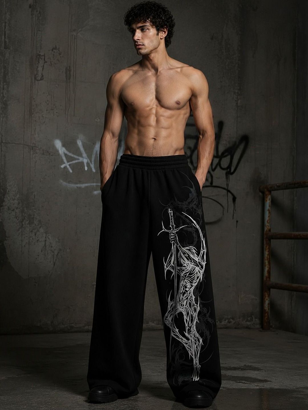 Xpecto Style Men Printed Mid-Rise Track Pants