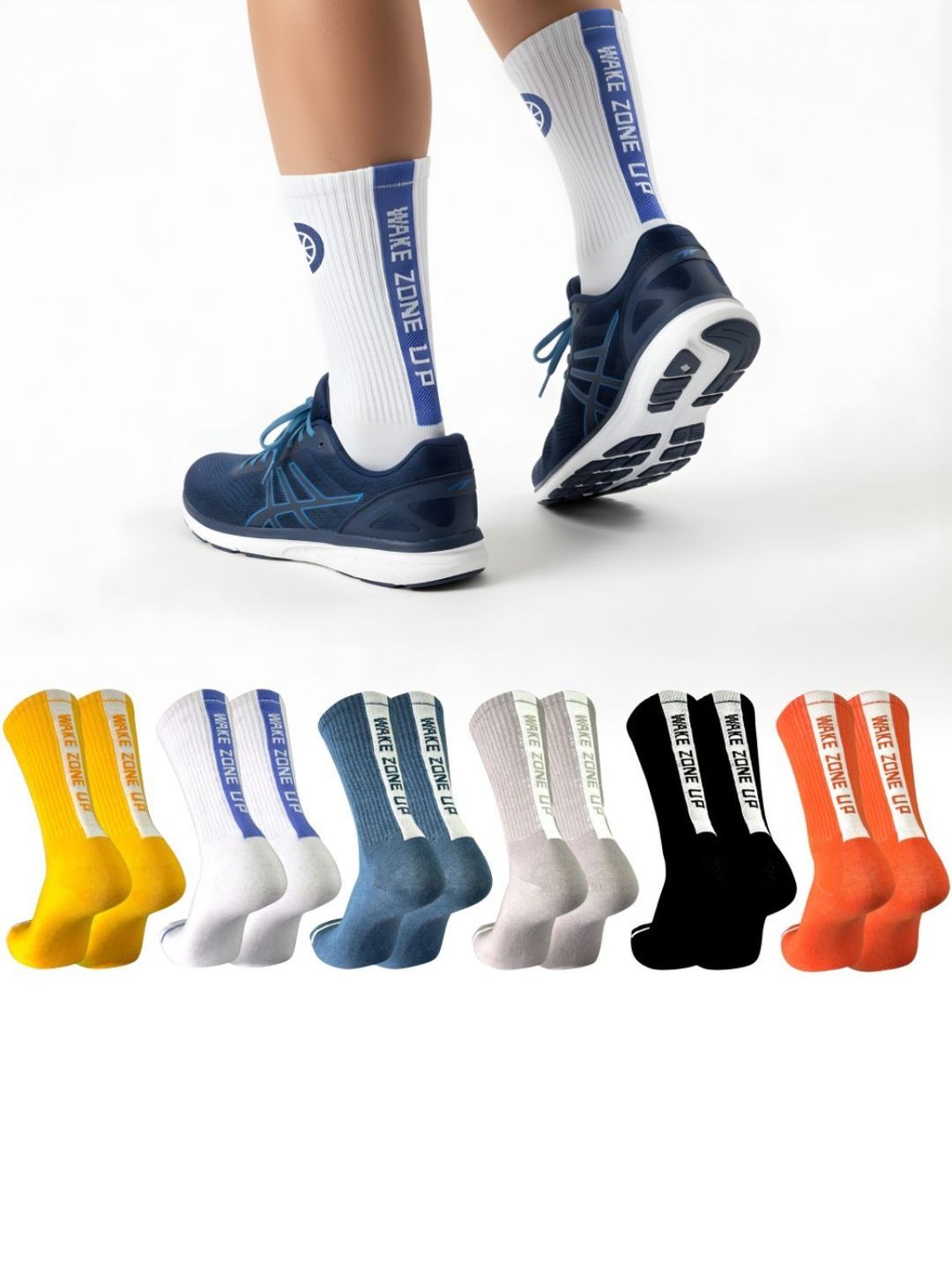 Buy Sockscarving Men Pack Of 6 Cotton Blend Patterned Calf Length Socks -  - Accessories for Men