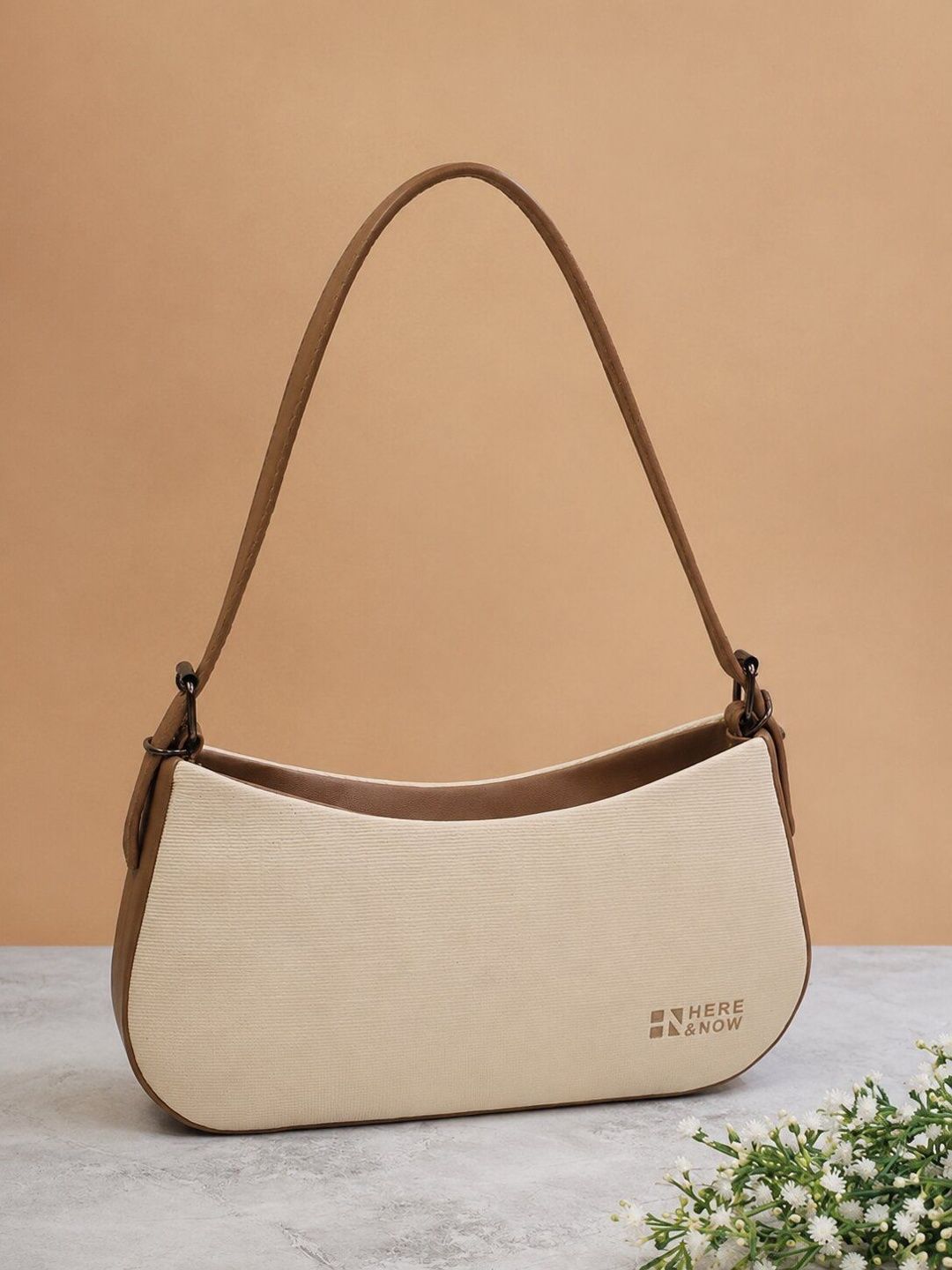 HERE&NOW Textured PU Sling Bag