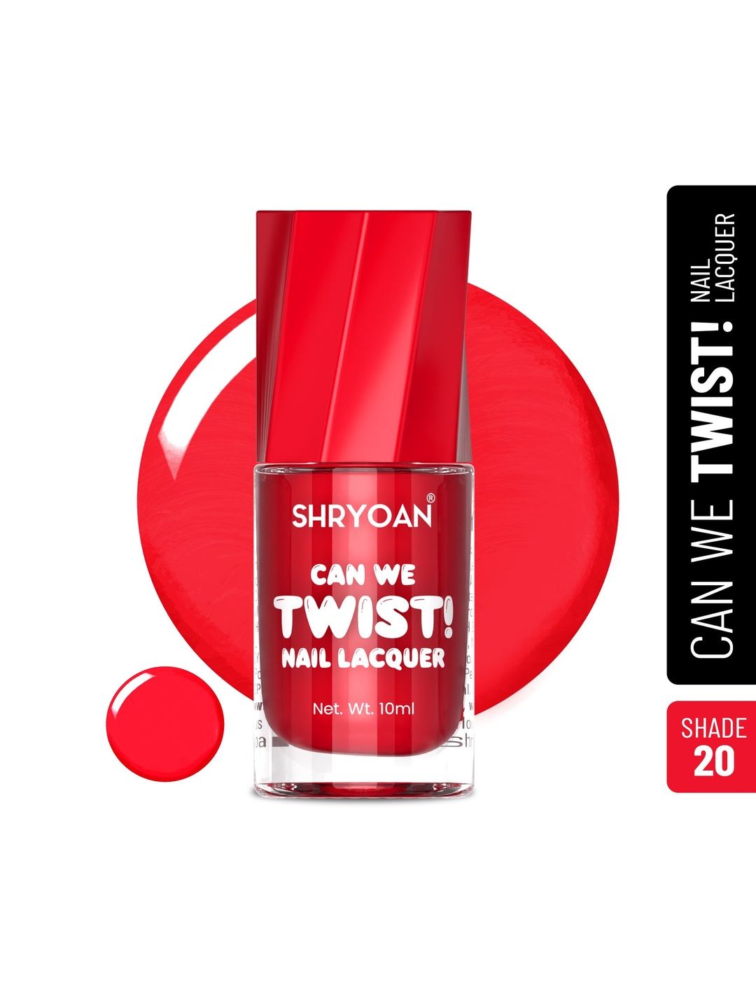 Buy SHRYOAN Can We Twist Long Lasting Nail Polish   10 Ml   Shade 20 -  - Personal Care for Women