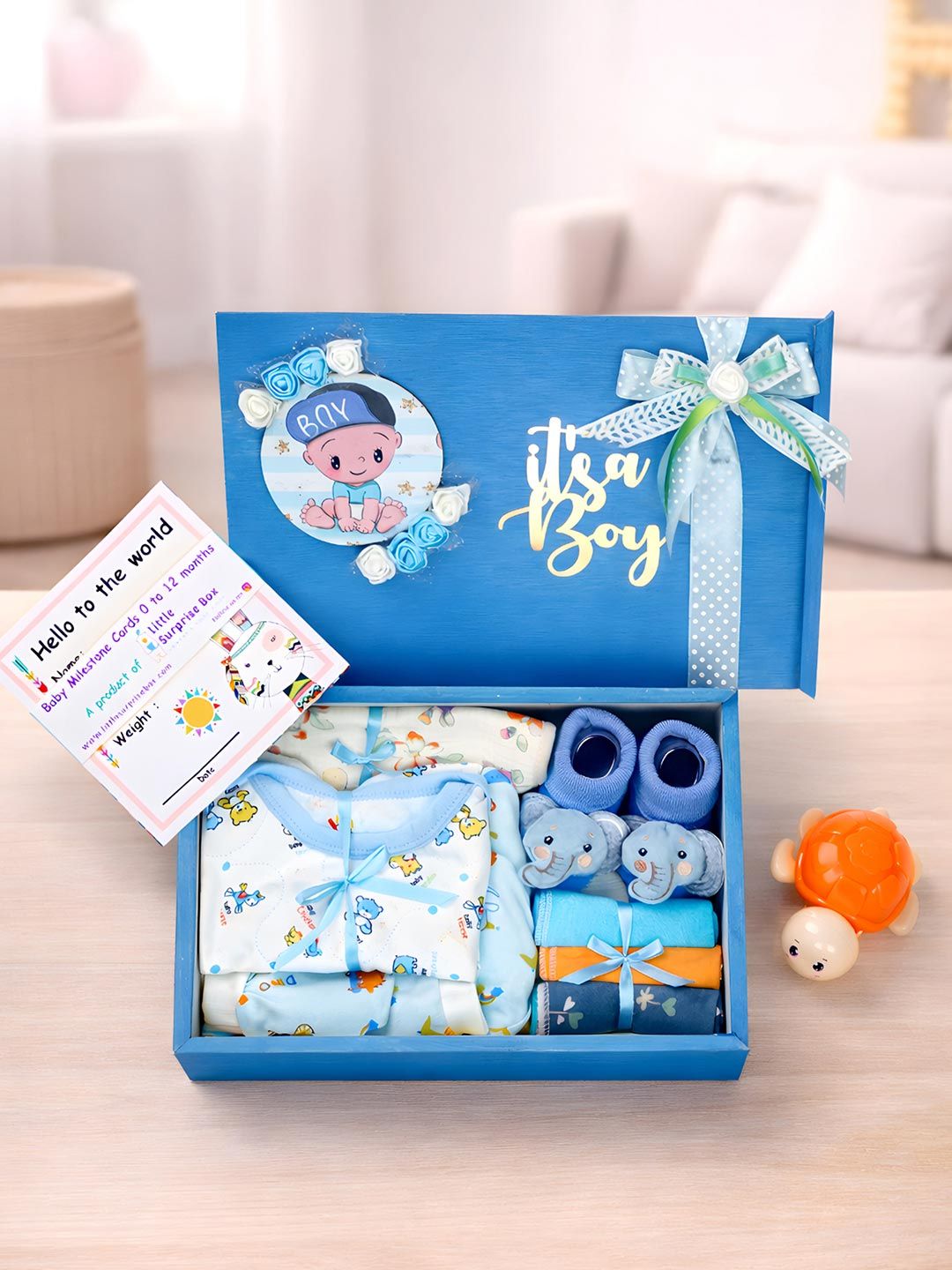 Buy Little Surprise Box Infant Kids 15 Pcs Printed Baby Apparel Gift Set -  - Apparel for Unisex Kids