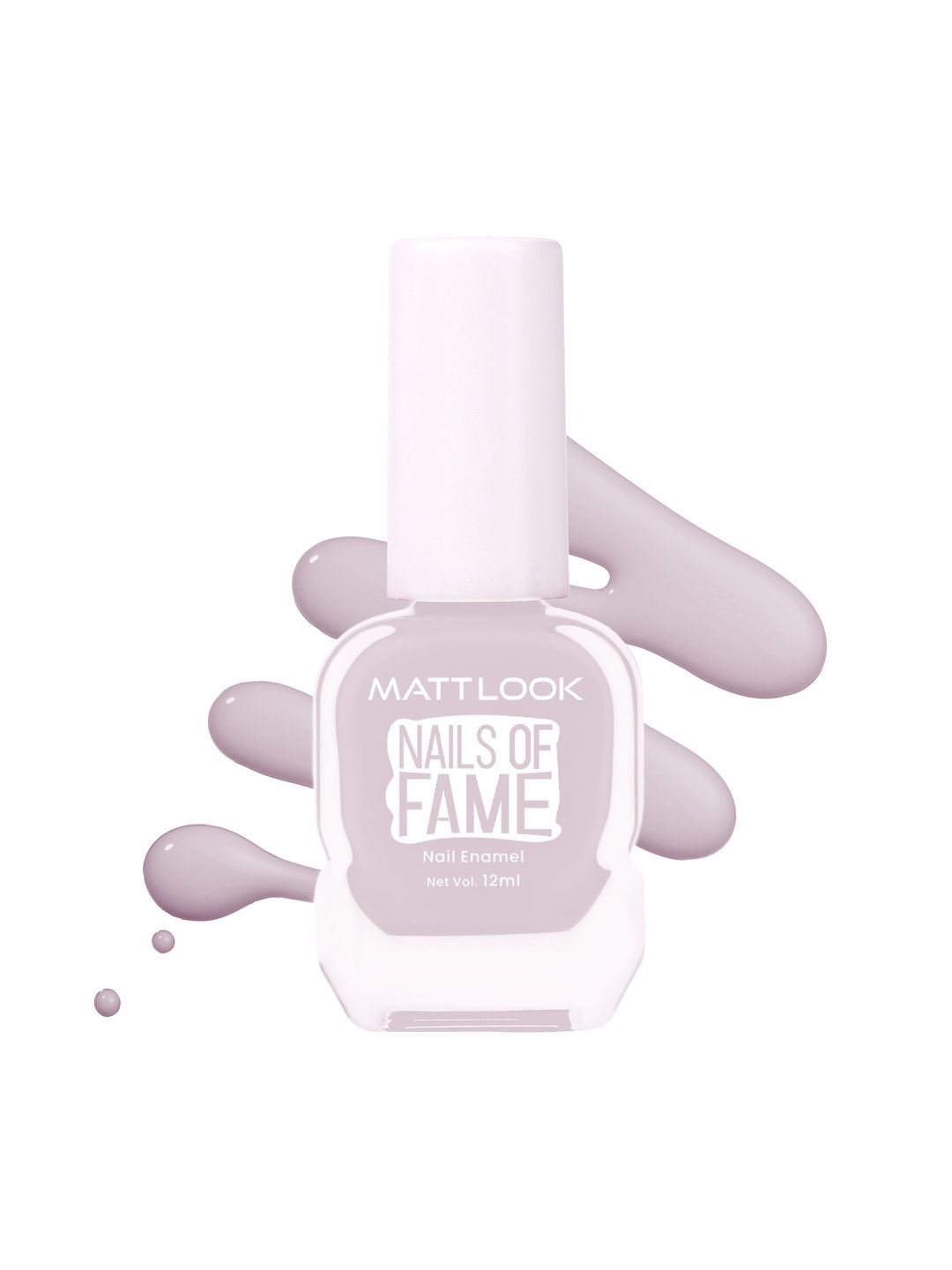 MATTLOOK Nails Of Fame Long Lasting Nail Enamel - 12 ml - Nude Taupe 05