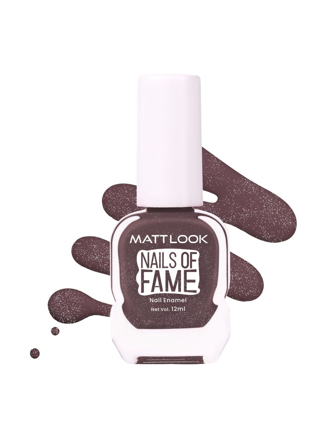 MATTLOOK Nails Of Fame Long Lasting Nail Enamel - Brown Blaze 69- 12 ml