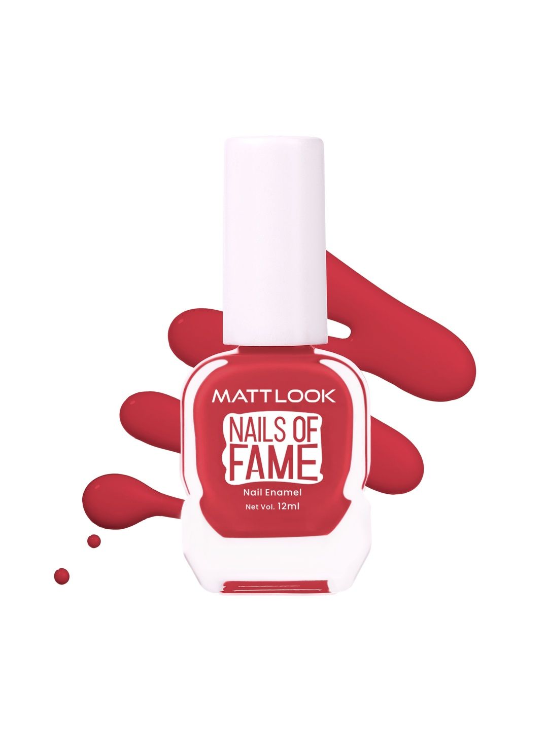MATTLOOK Nails Of Fame Long Lasting Nail Enamel - 12 ml - Berry Darling 36