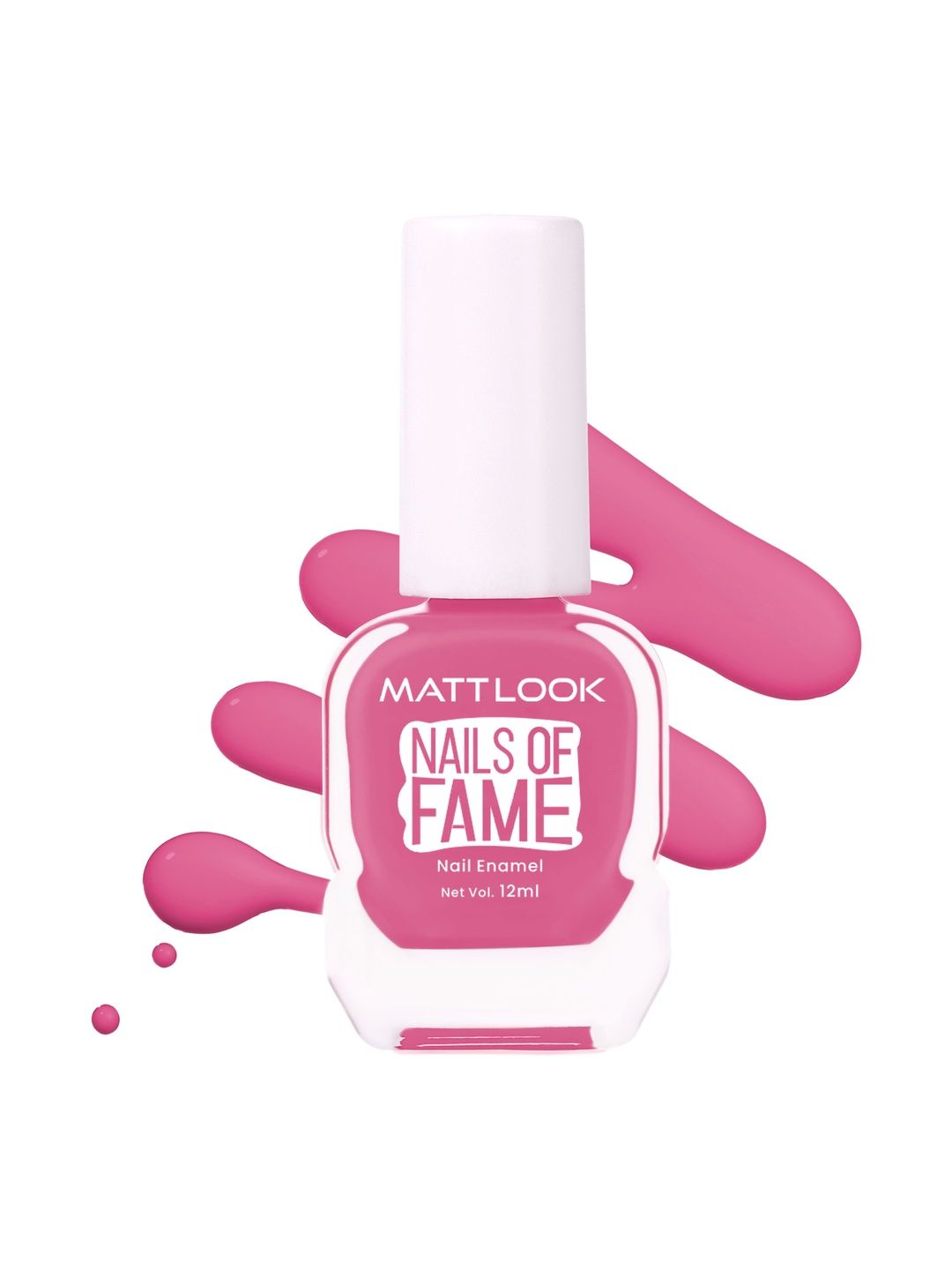 MATTLOOK Nails Of Fame Long Lasting Nail Enamel - 12 ml - Blush Me 33