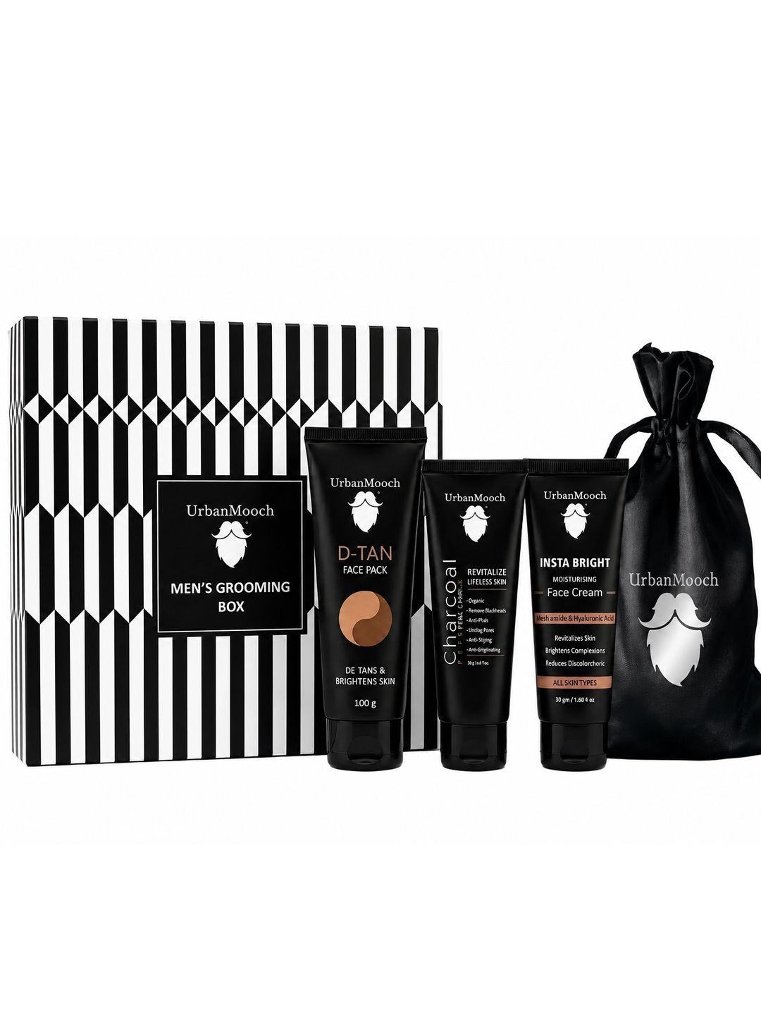 Buy Urban Mooch Men Charcoal Peel Off Mask With D Tan Face Mask & Face Pack -  - Personal Care for Men