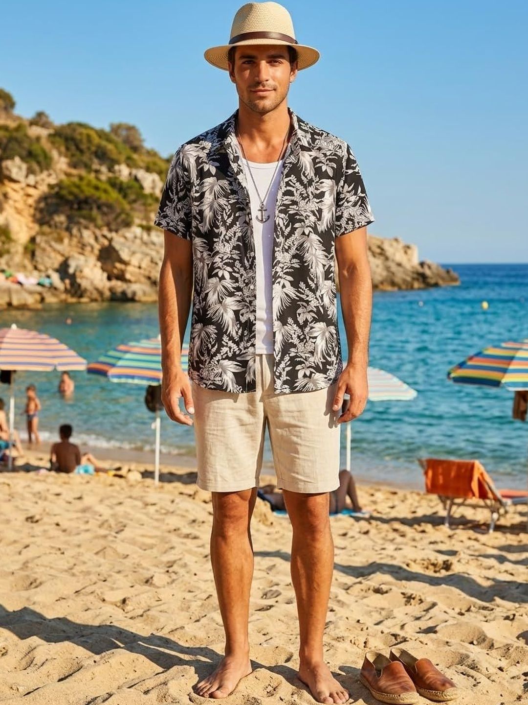 FUNKY RICH Men Standard Floral Printed Casual Shirt