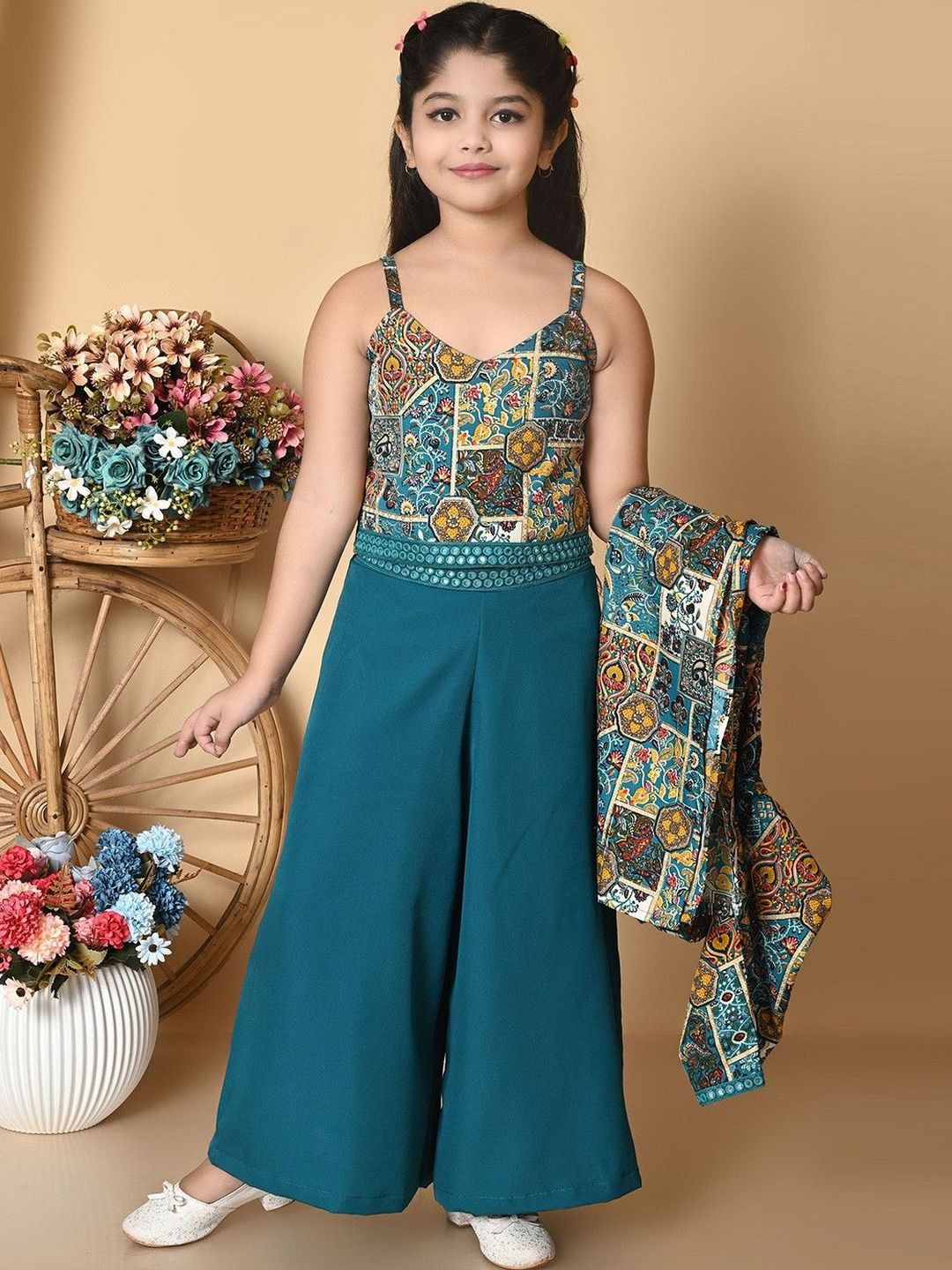 Girls Top with Palazzos 5