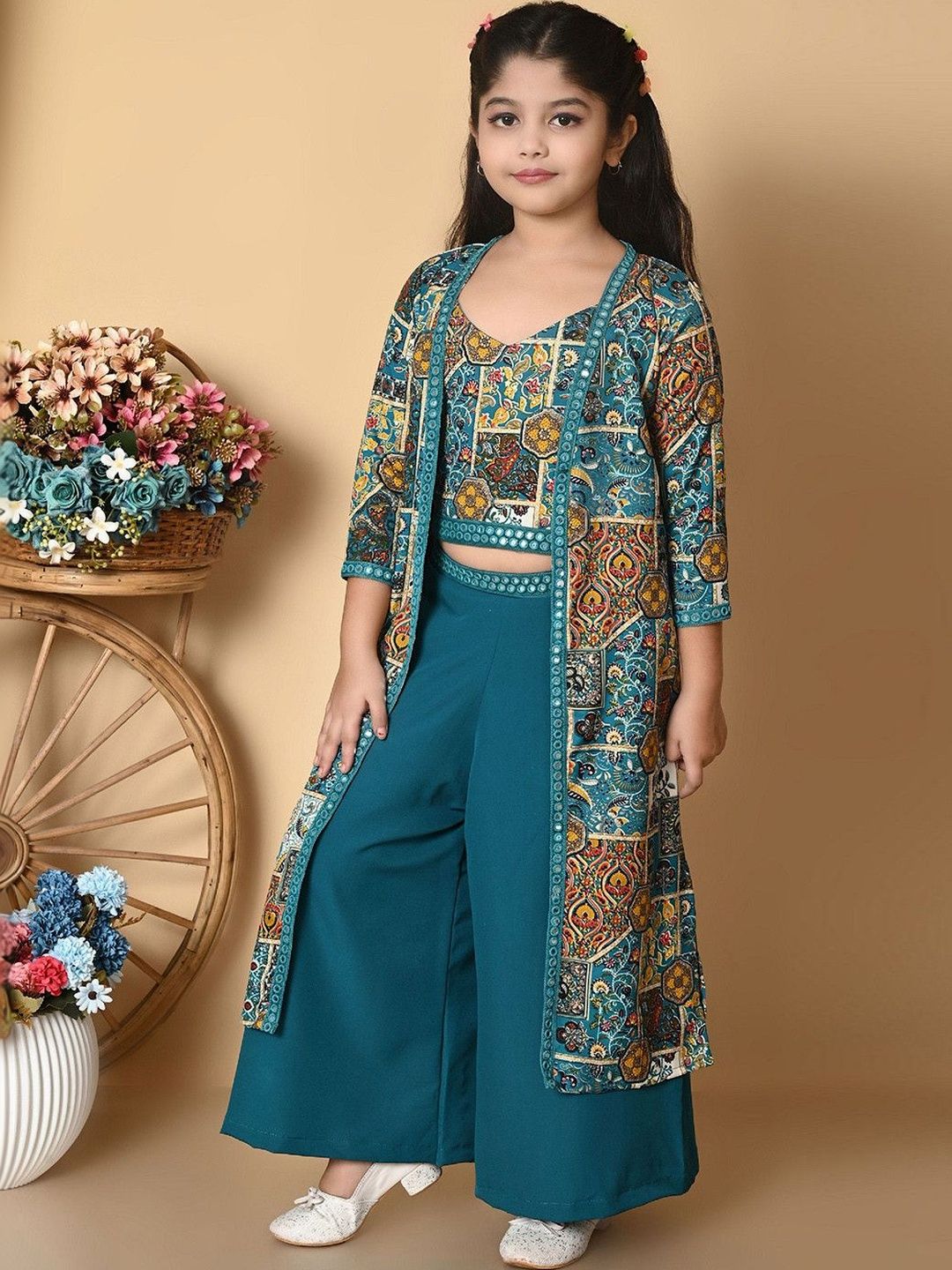 Girls Top with Palazzos 3