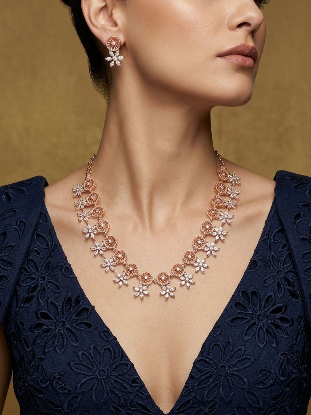 LABEL RUBY Brass Gold-Plated Necklace