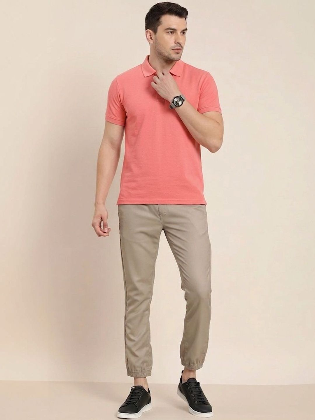 IN&AVI Men Polo Collar T-shirt